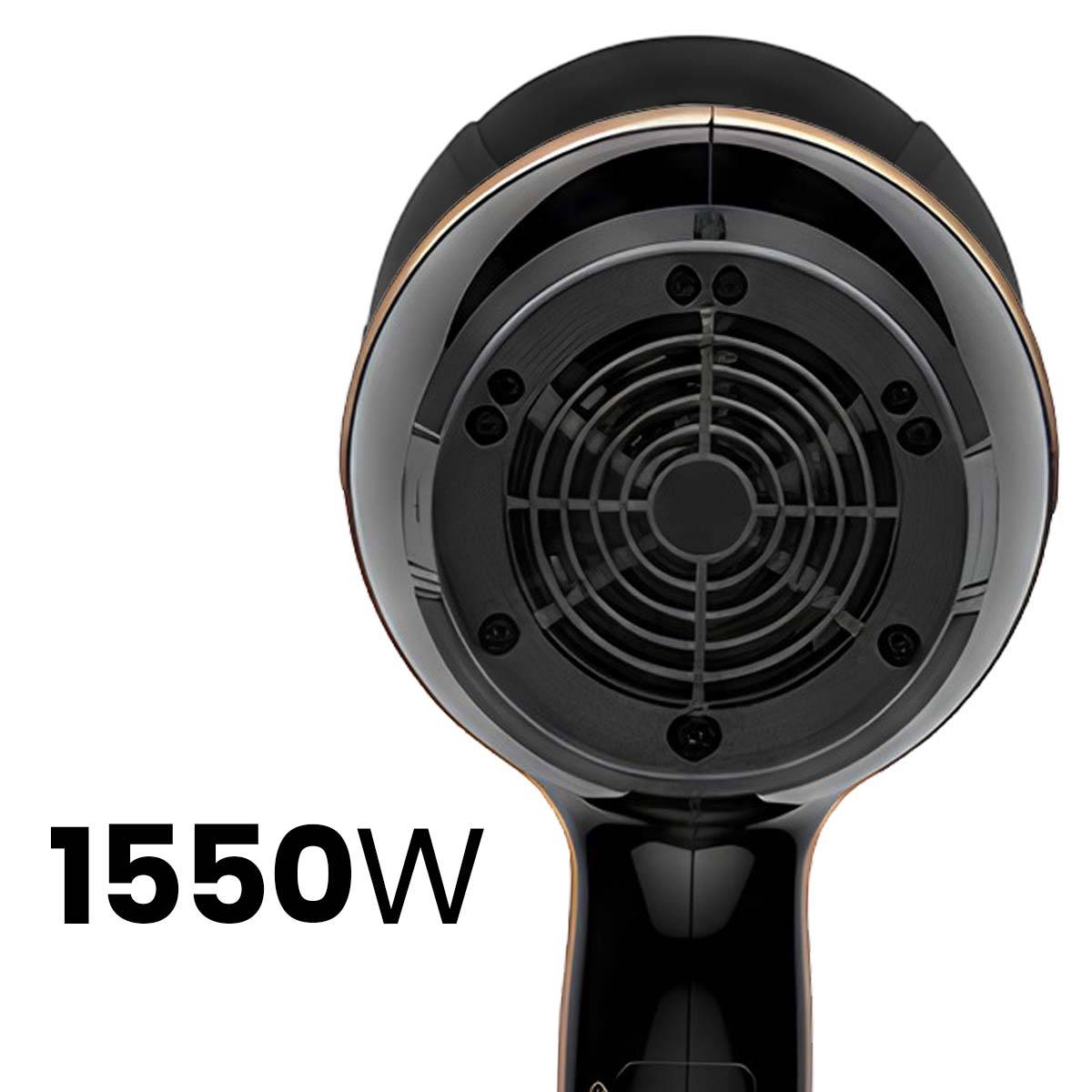 Sèche-cheveux 1550W Air Chaud et Froid Fonction Réduction Sonore-4