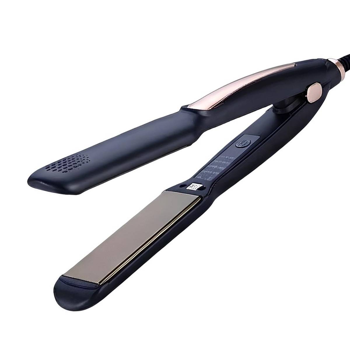 Fer à Lisser et à Boucler en Céramique Tourmaline 40W avec Température Réglable-1