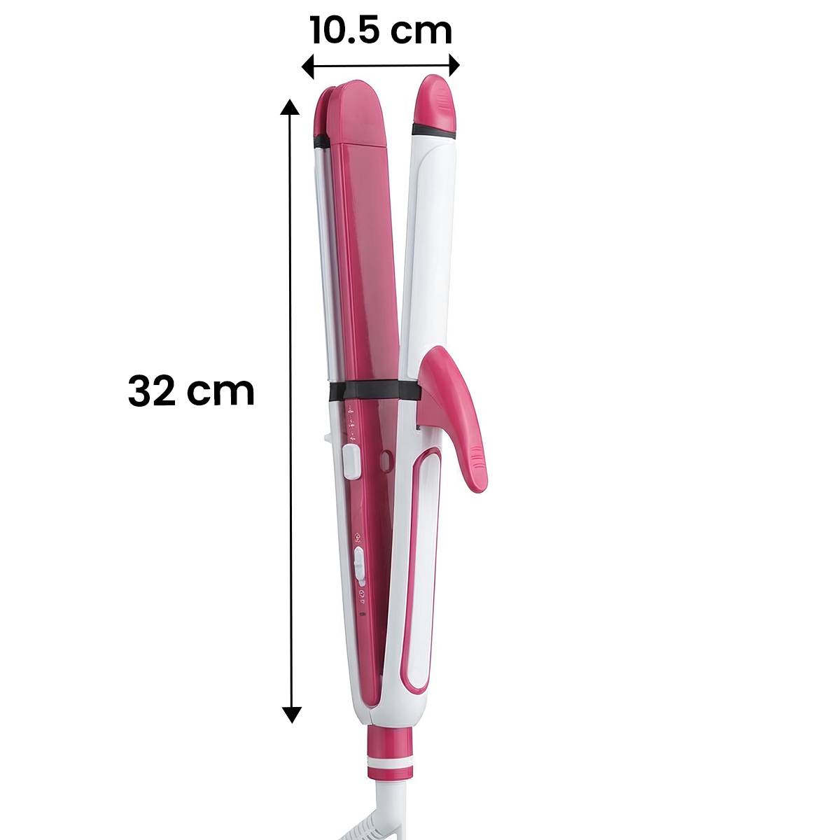 Fer à Lisser 3-en-1 avec Fonction Boucleur et Coiffeur-3