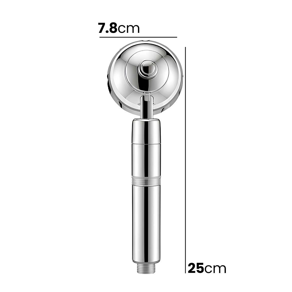 Pomme De Douche Haute Pression avec Filtre Intégré et Modes Jet Brume / Massage-3