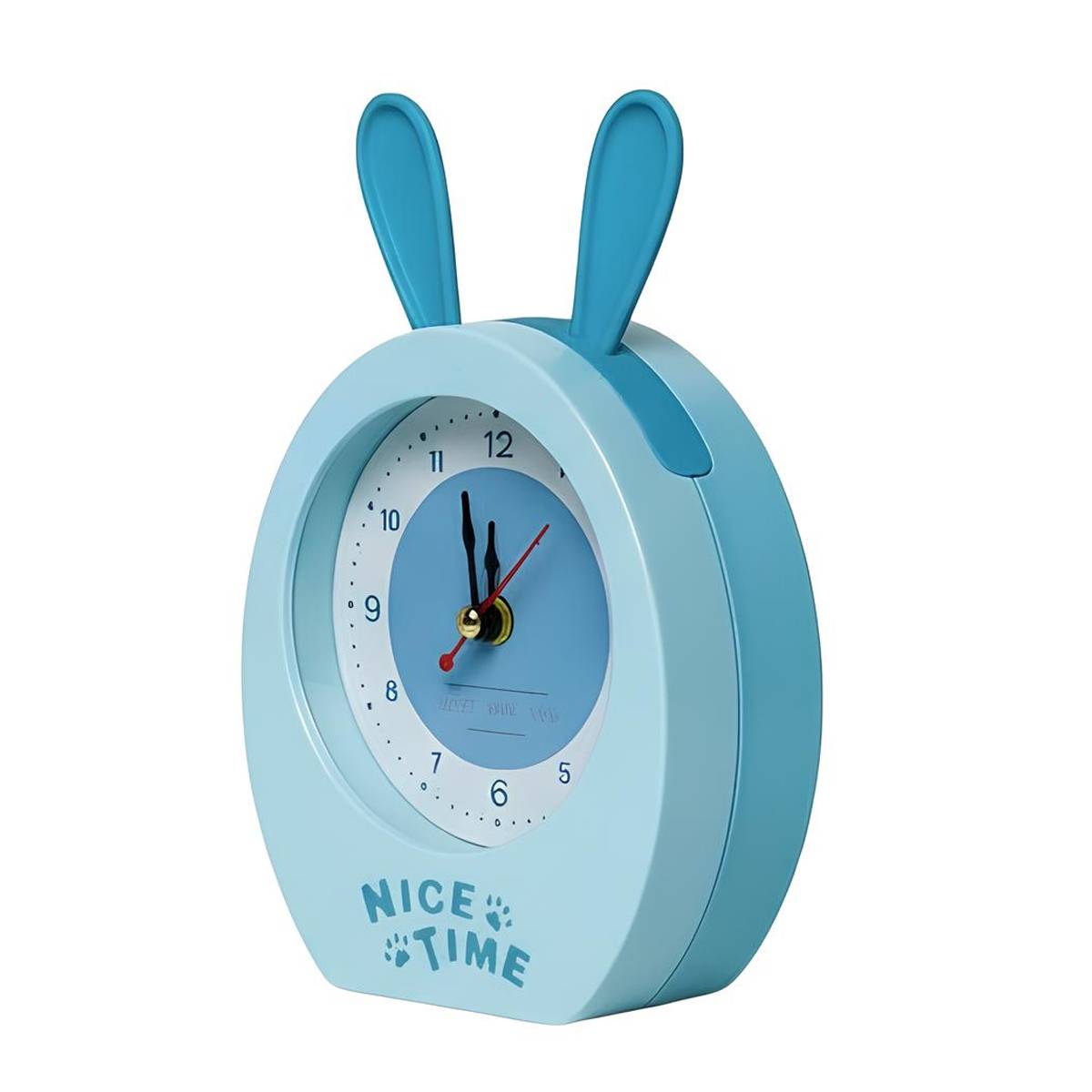 Réveil Analogique pour Enfant Design Oreilles de Lapin Modèle Nice Time-3