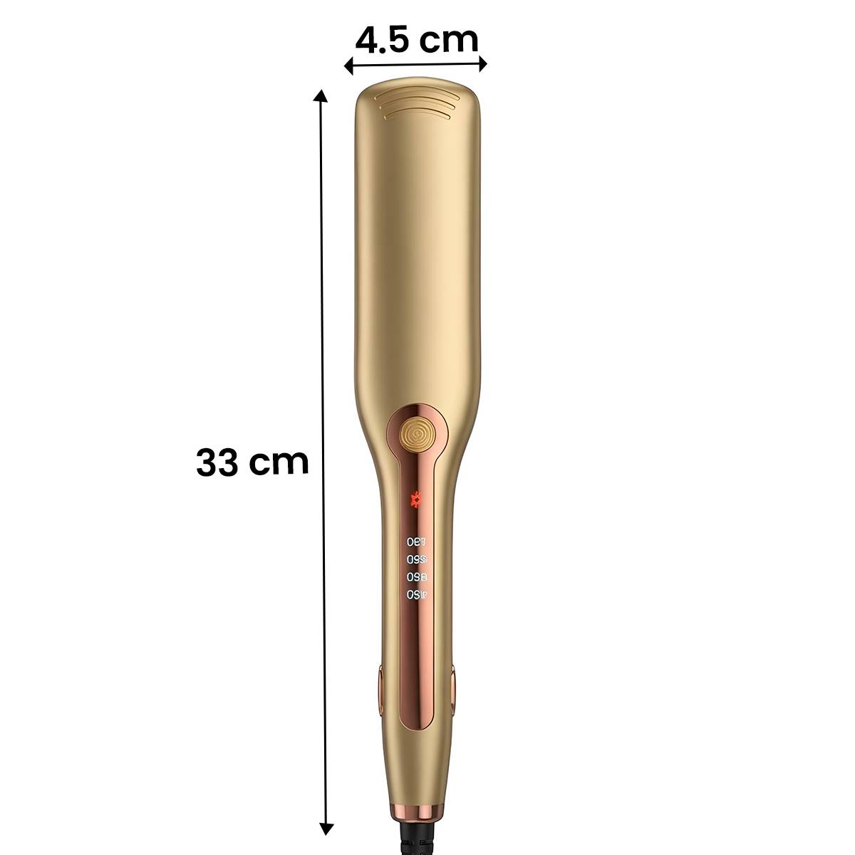 Fer à Lisser et à Boucler 2 en 1 en Tourmaline Céramique Plaques Larges 40W-3