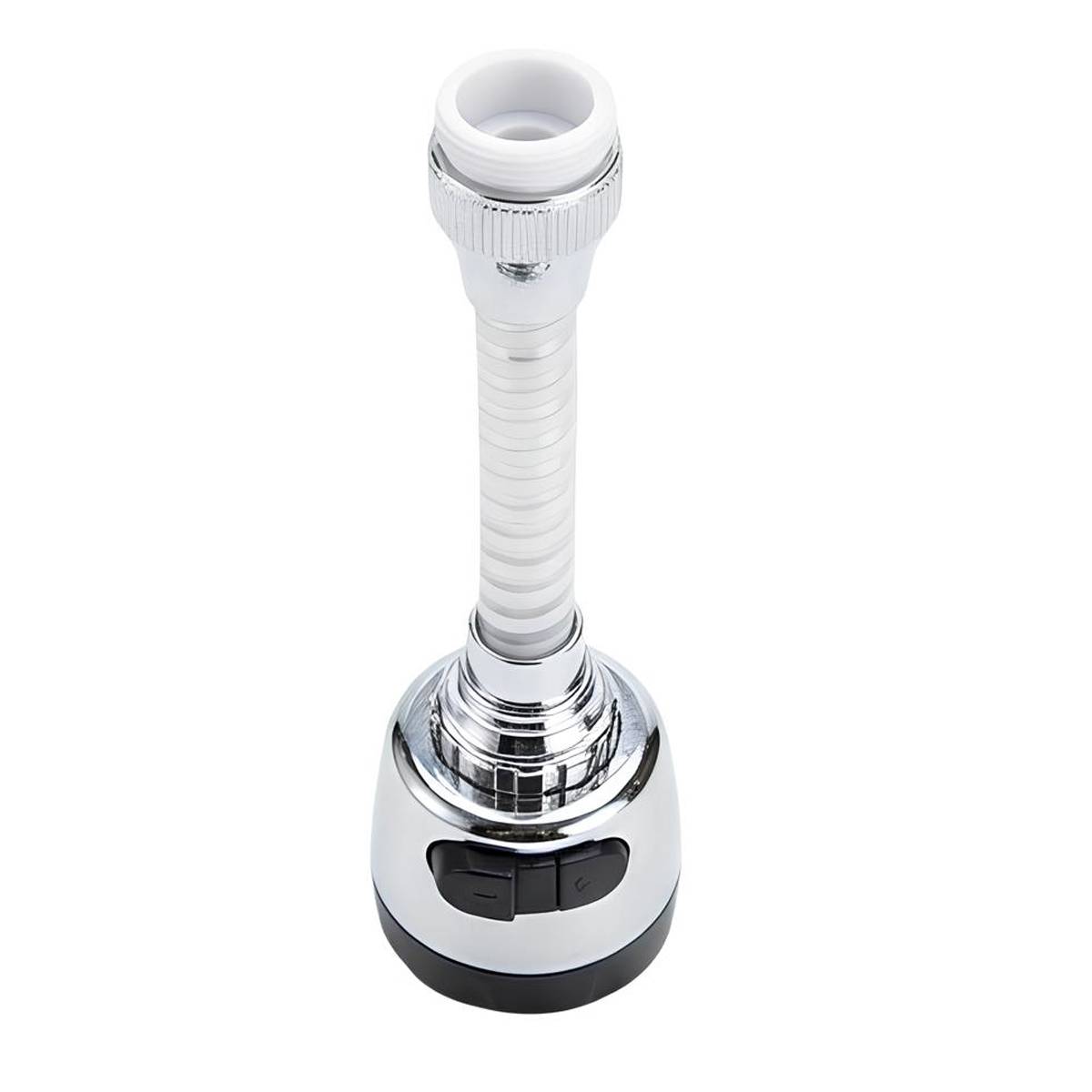 Diffuseur d’Eau et Filtre de Robinet Pivotant avec Jet Réglable en Acier Inoxydable-1