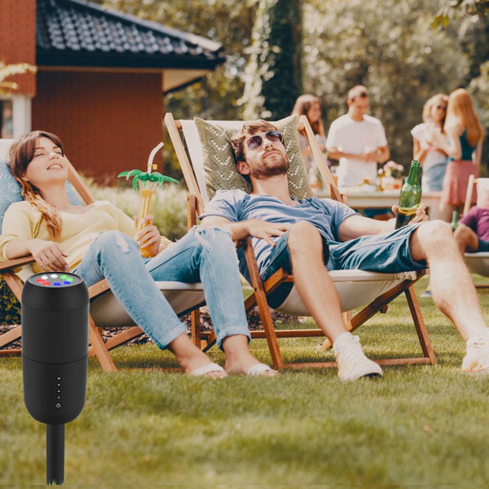 Enceinte extérieure 10W, RVB, IPX5 – Rechargeable USB-1
