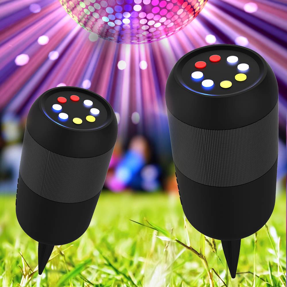 Enceinte extérieure 10W, RVB, IPX5 – Rechargeable USB-6