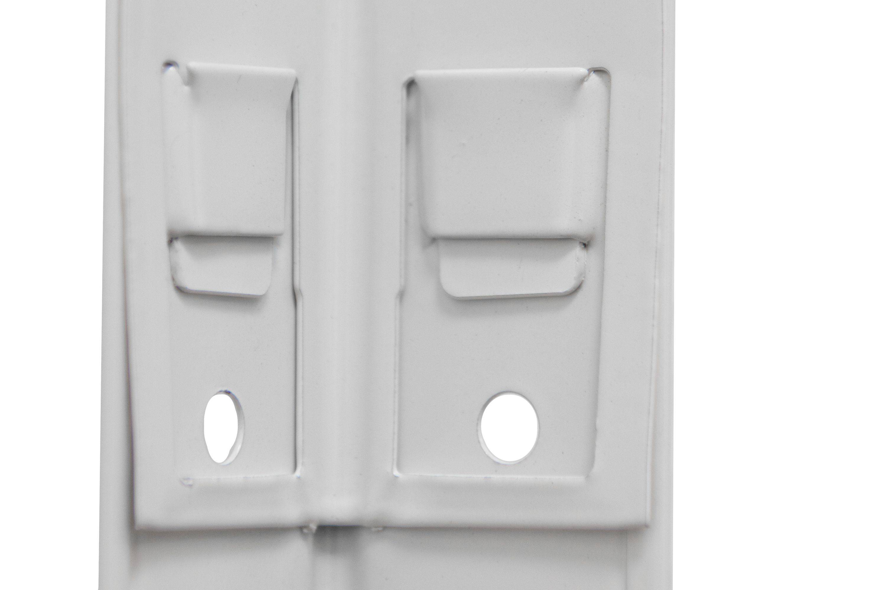 Etagère Métallique 4 tablettes 60 kg par niveau 180 x 60 x 40 cm Acier Epoxy Blanc-2