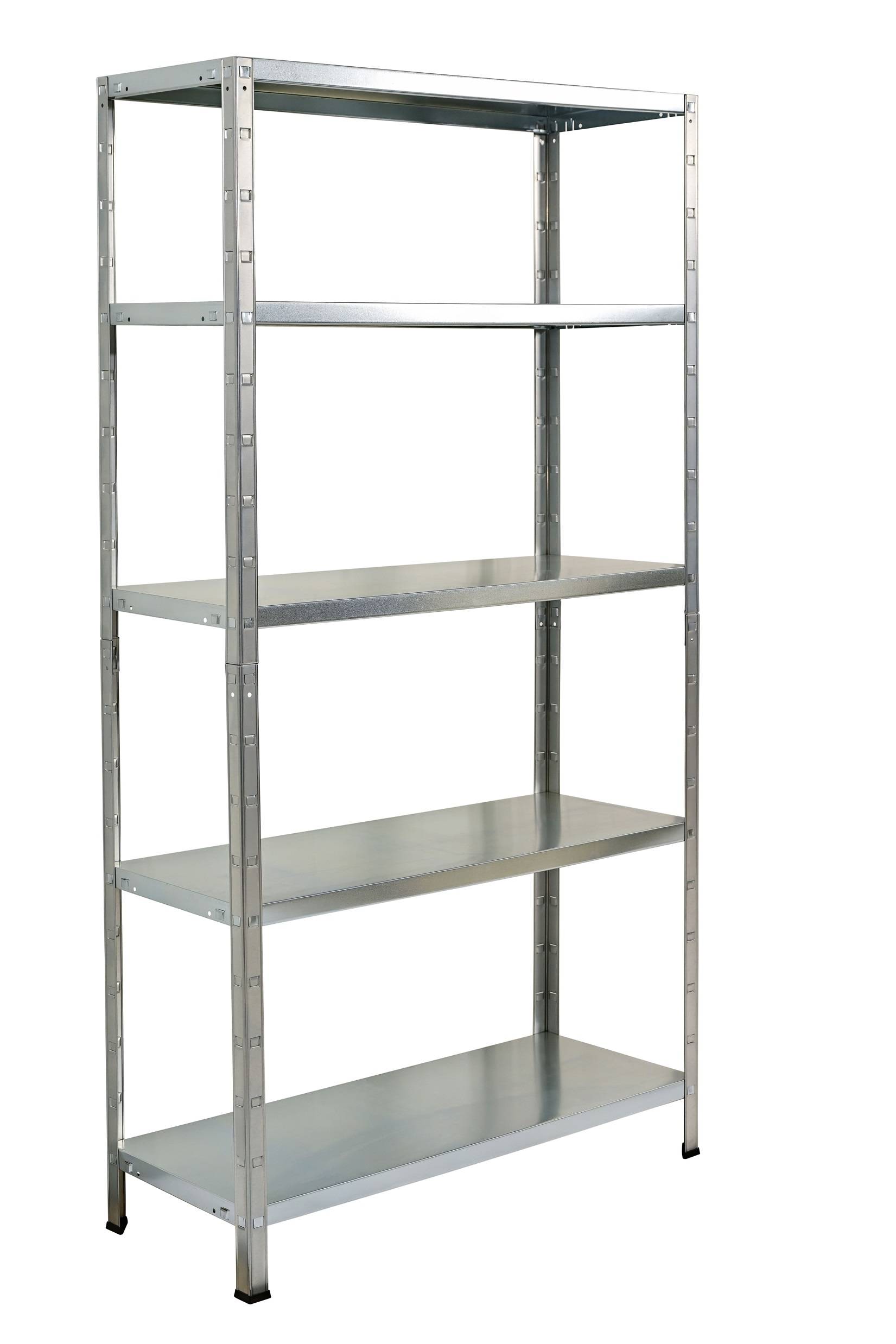 Etagère 5 niveaux PowerMAX, capacité de charge 65 kg, 190x100x40 cm, galvanisé-0