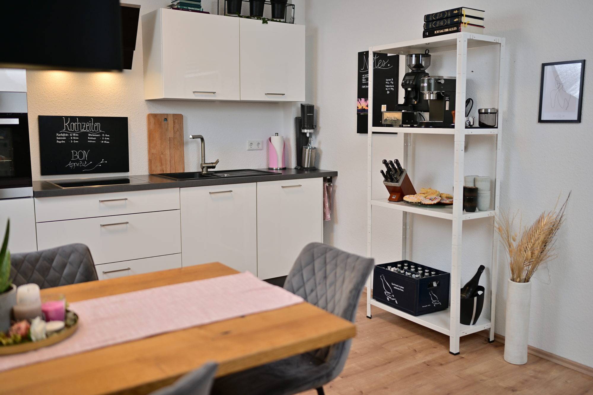 Etagère Métallique Emboîtable 4 tablettes 50 kg par niveau 180 x 75 x 35 cm blanc Rangement-2