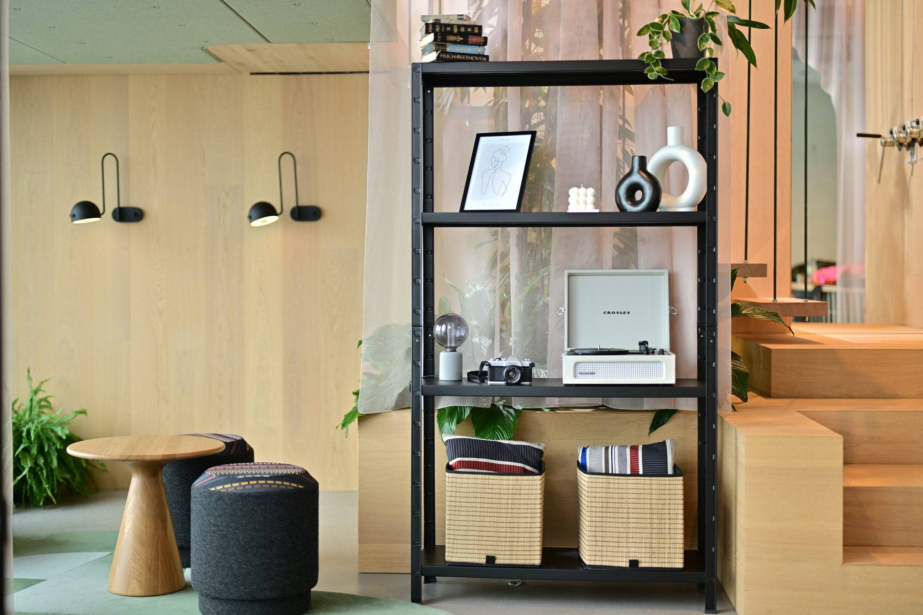 Étagère sans boulon 180x100x40 cm, 4 étagères PowerMAX, charge de 65 kg par étagère, noir-3
