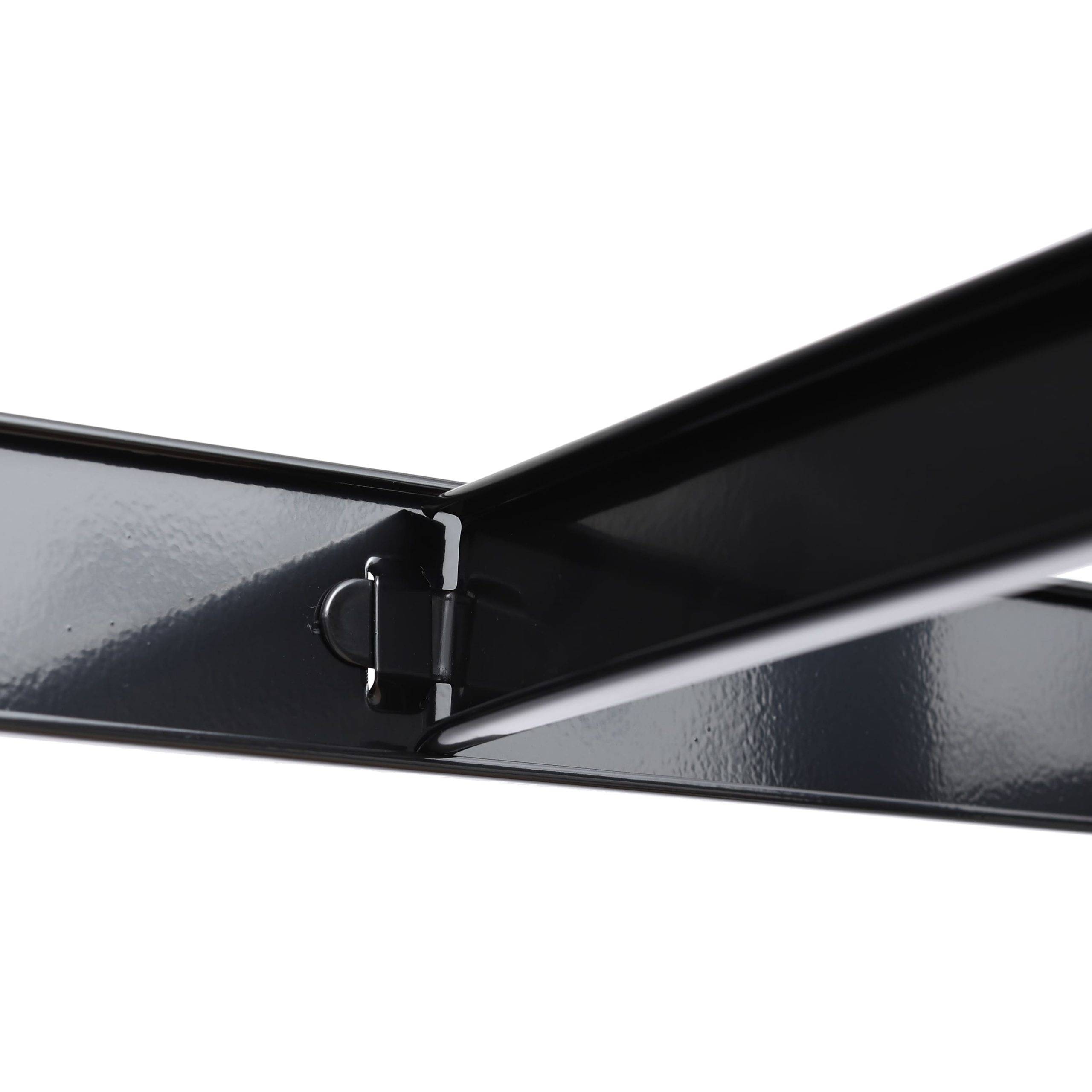Rayonnage charges lourdes XXL avec 4 tablettes en MDF, 180x180x40 cm, 200 kg de charge par tablette, noir-2