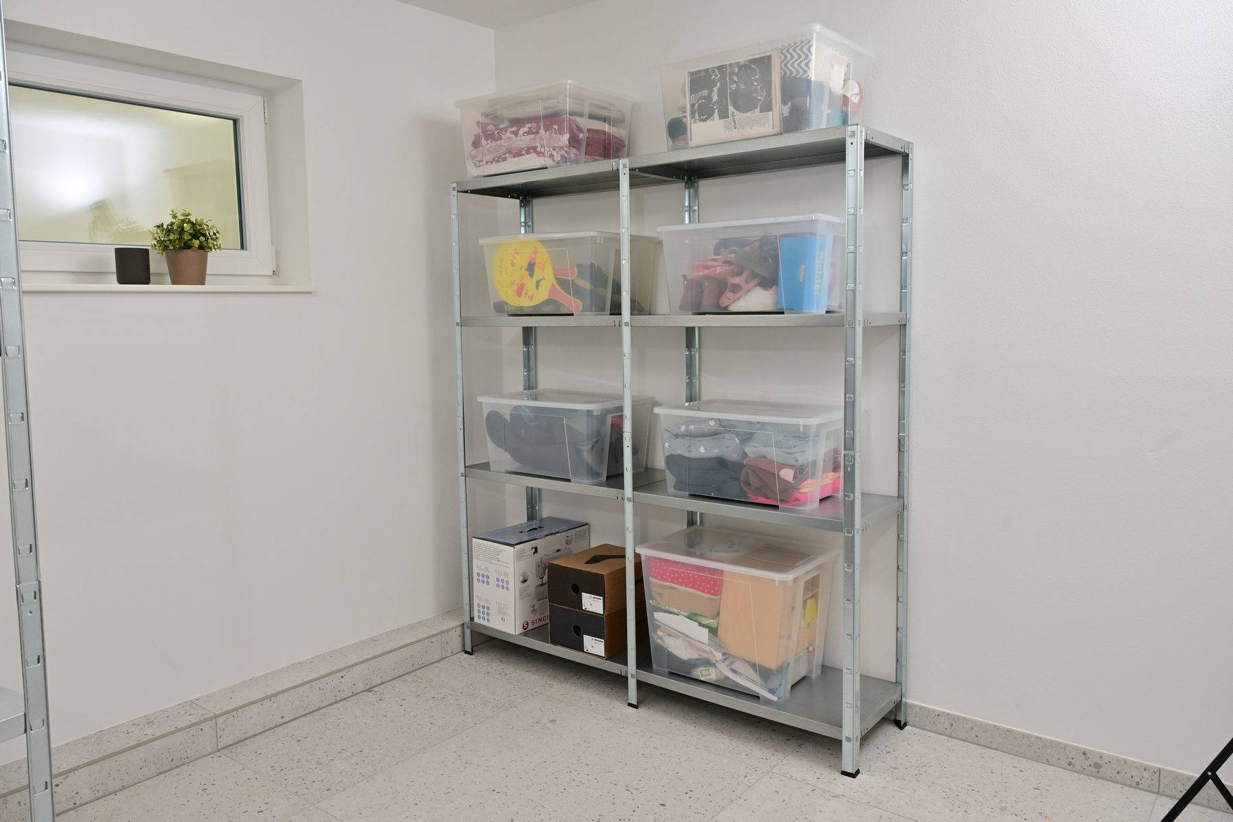 Etagère sans boulons et étagère supplémentaire 180x160x40 cm), 8 étagères , capacité de charge 65 kg, galvanisé-1
