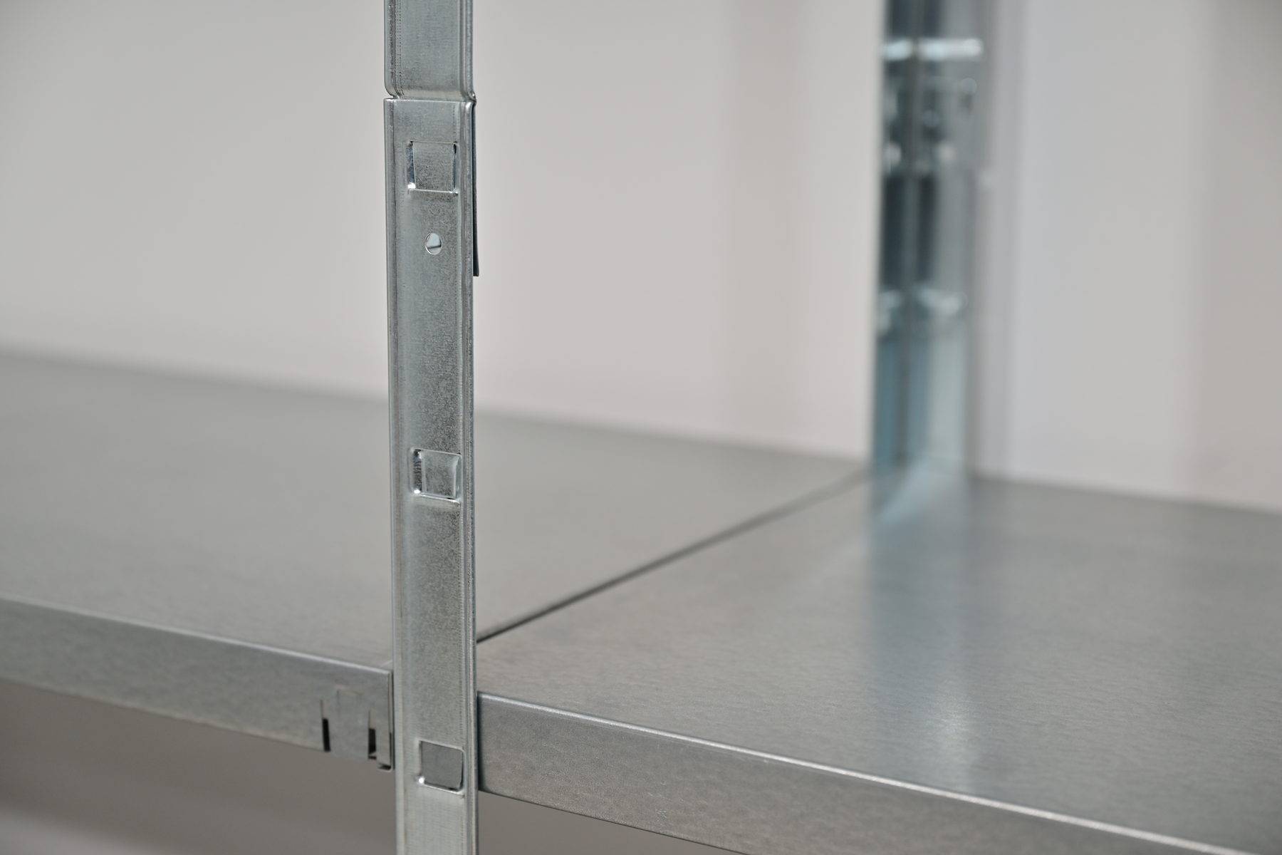 Etagère sans boulons et étagère supplémentaire 180x160x40 cm), 8 étagères , capacité de charge 65 kg, galvanisé-3