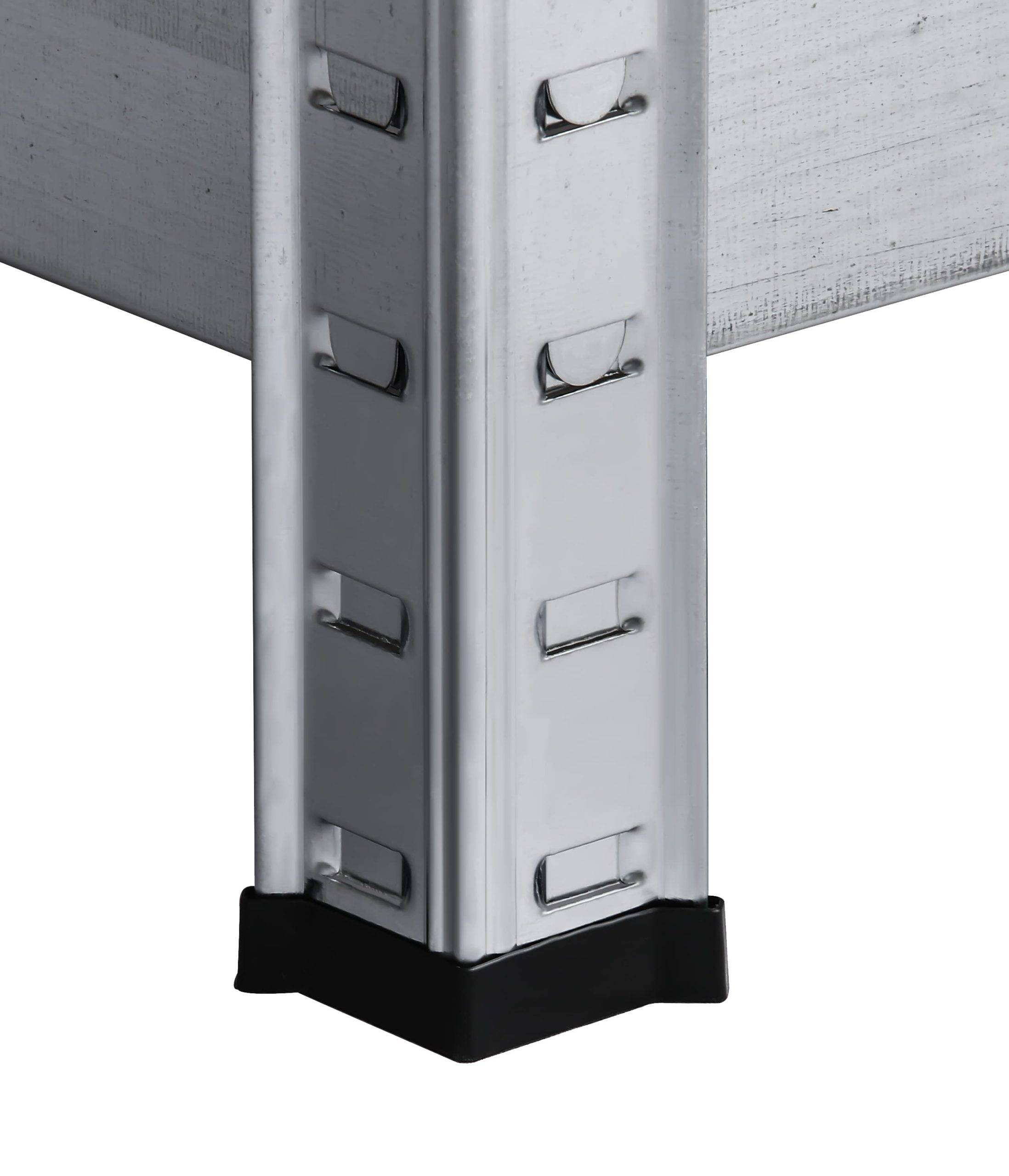 Rayonnage lourd avec 5 tablettes en MDF, 180x100x60 cm , capacité de charge 150 kg par tablette, galvanisé-1