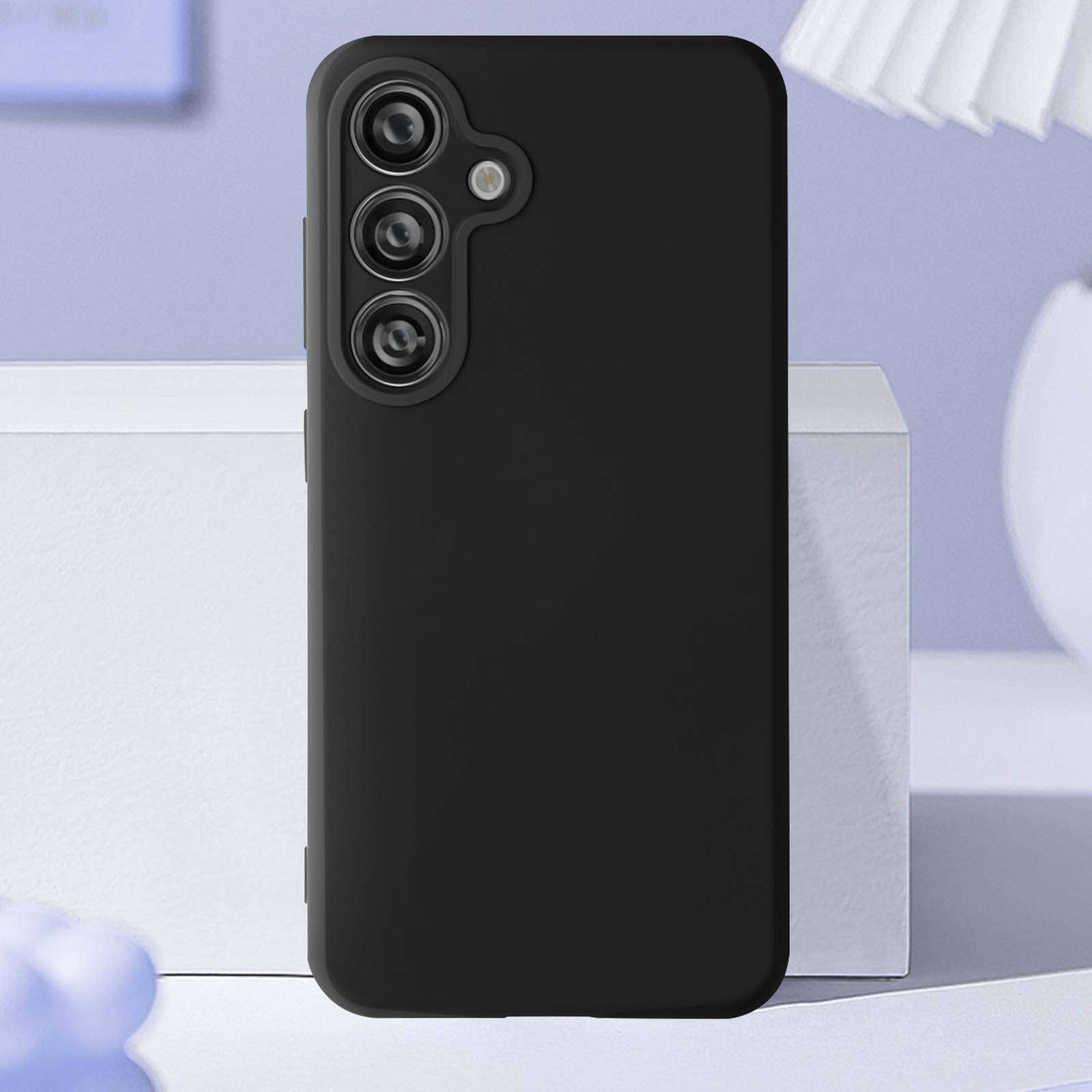 Coque pour Galaxy S24 Soft-Touch en Silicone Série Fast Cover-2