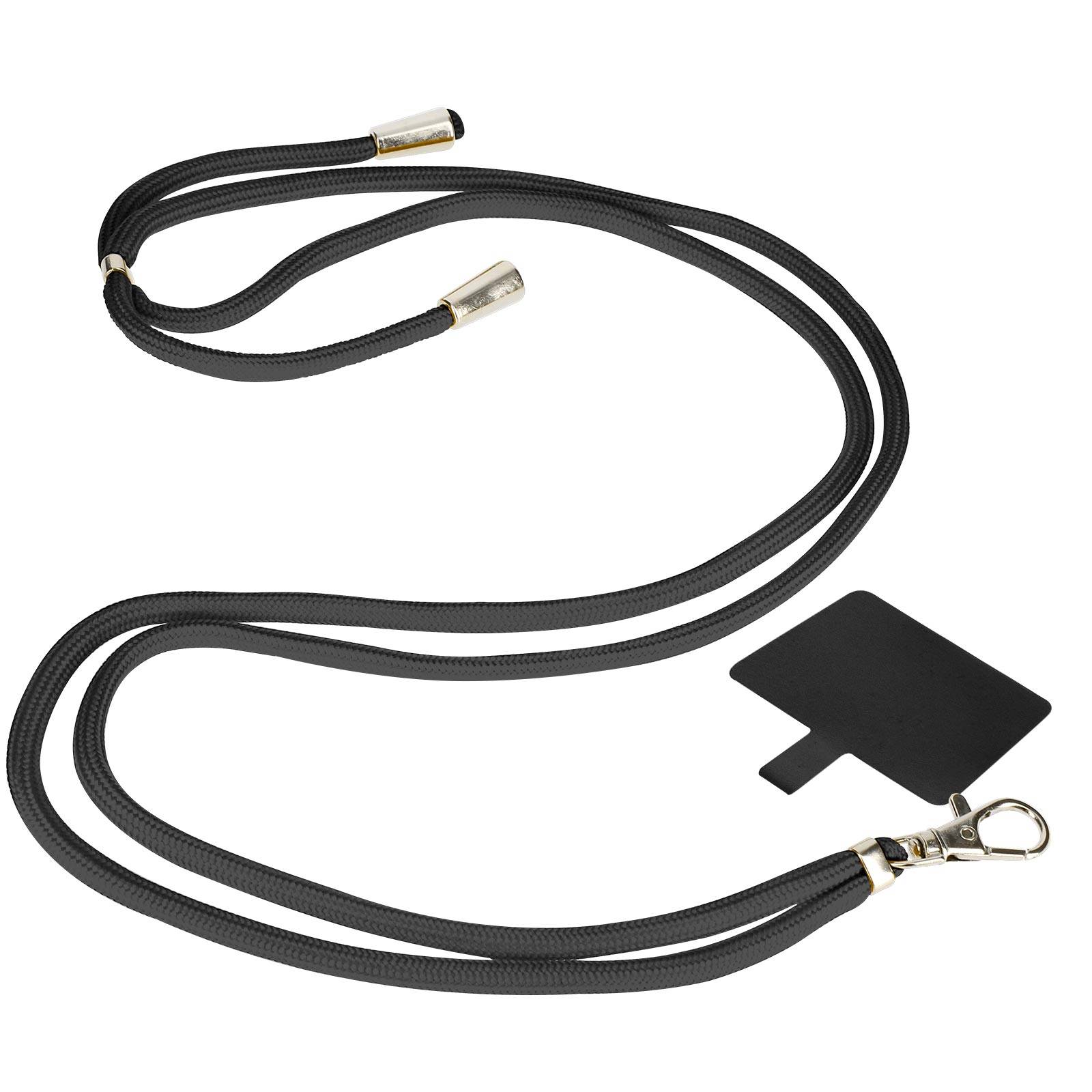 Cordon pour Smartphone Nylon Tressé 80cm Réglable Accroche Universelle-1