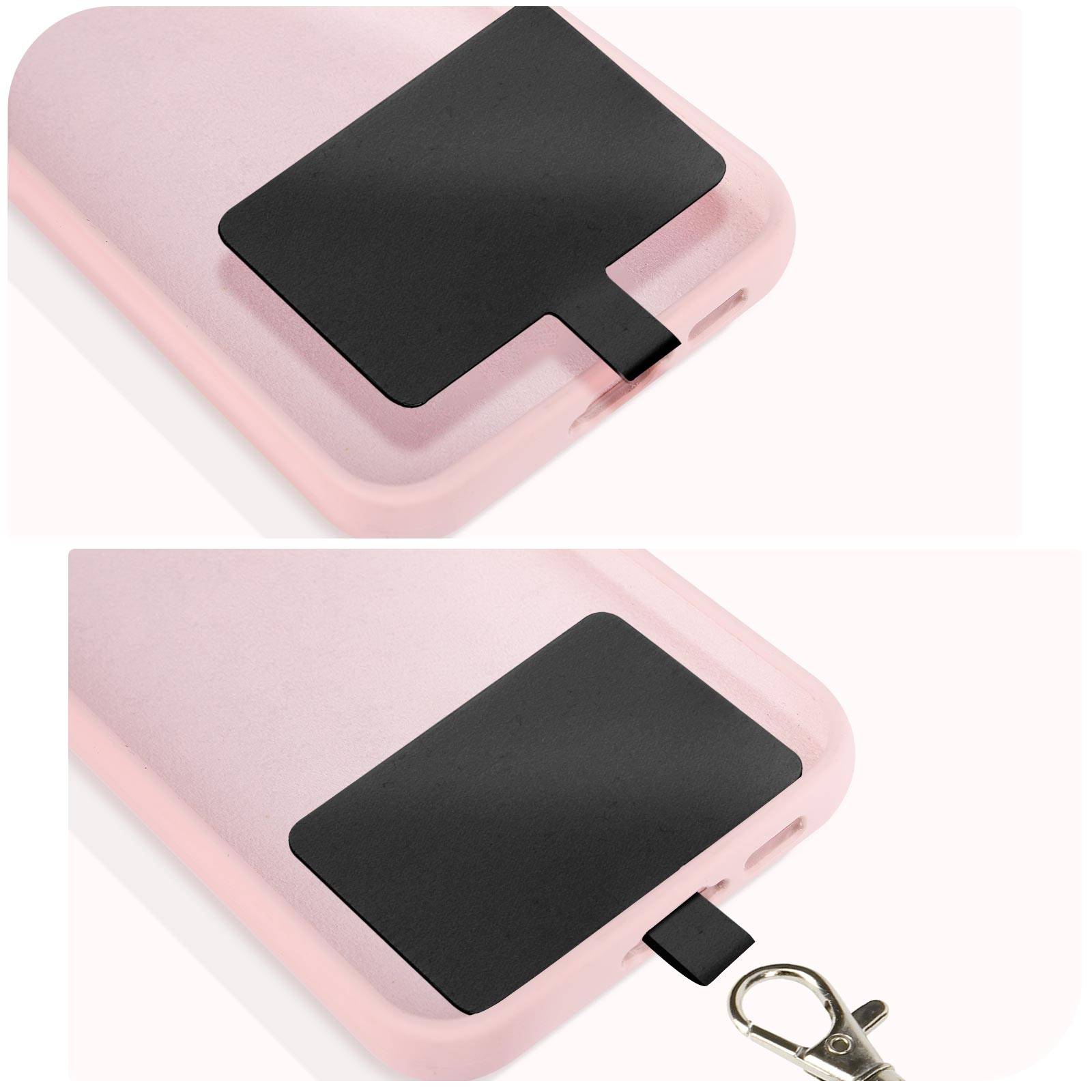Cordon pour Smartphone Nylon Tressé 80cm Réglable Accroche Universelle-4