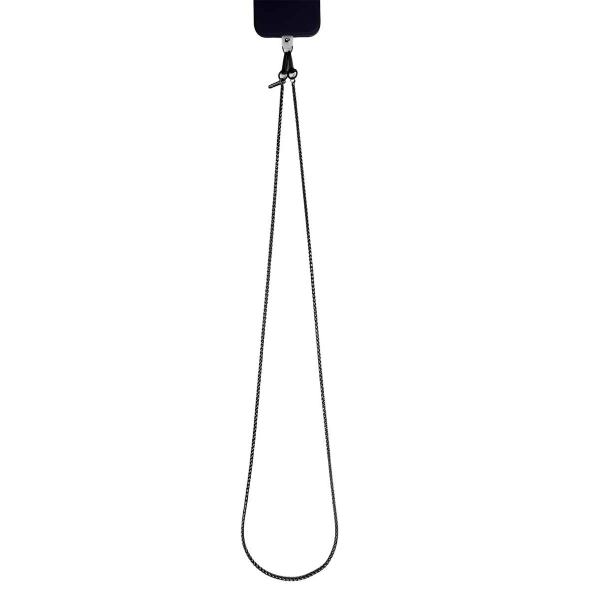 Tour de Cou Universel avec Chaîne Métallique et Adapteur 120 cm-1