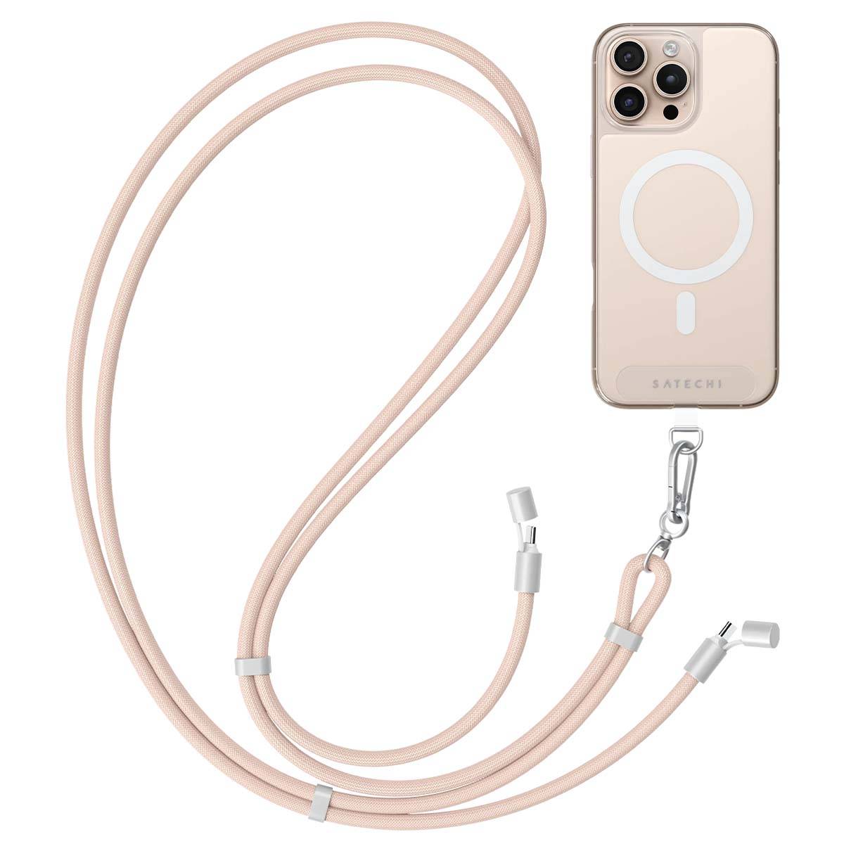 Cordon Tour du Cou avec Cable USB-C Série Lanyard OntheGo Charge Rapide-1