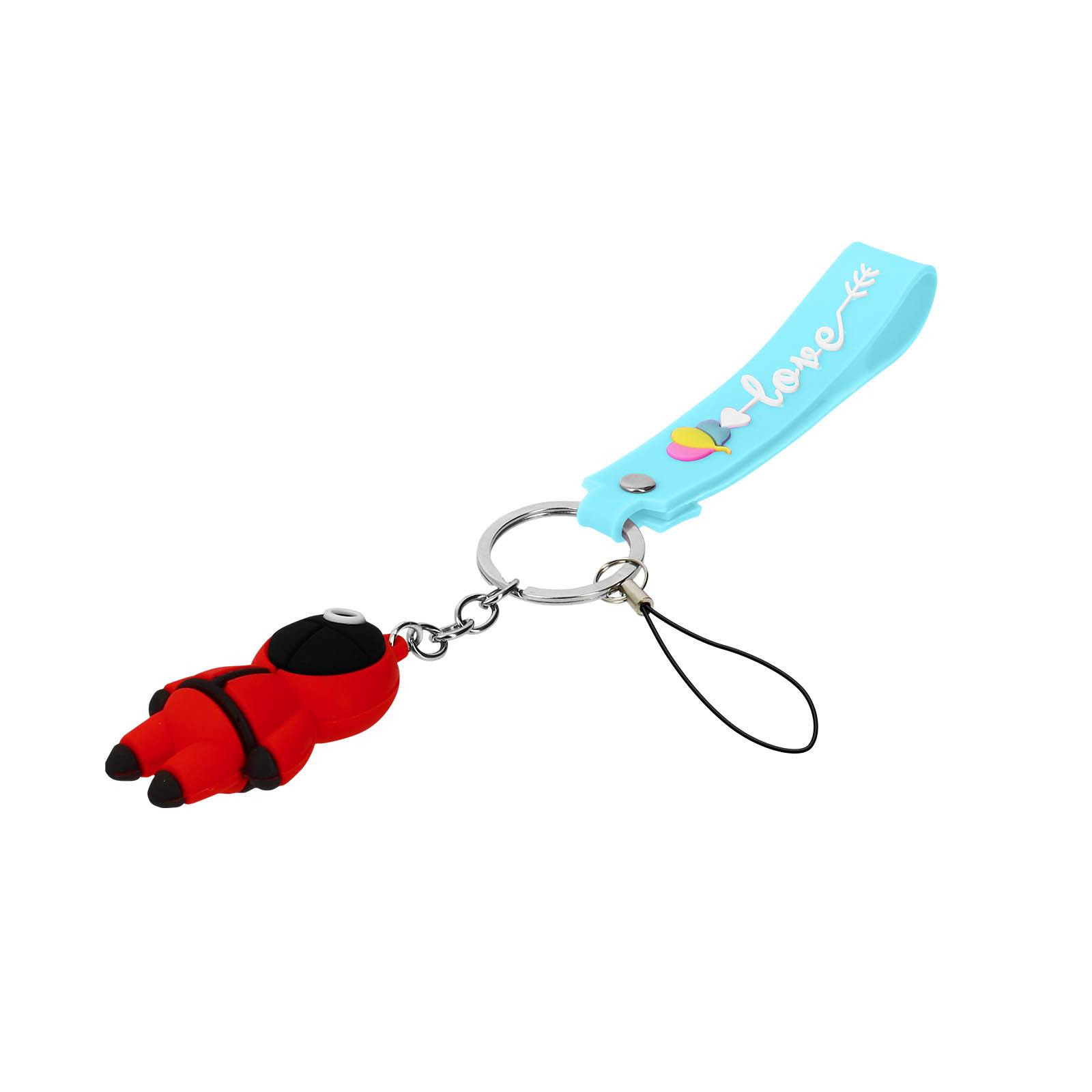 Porte-clé Dragonne Figurine Série Coréenne Squid Game Bracelet SoupleClair-0