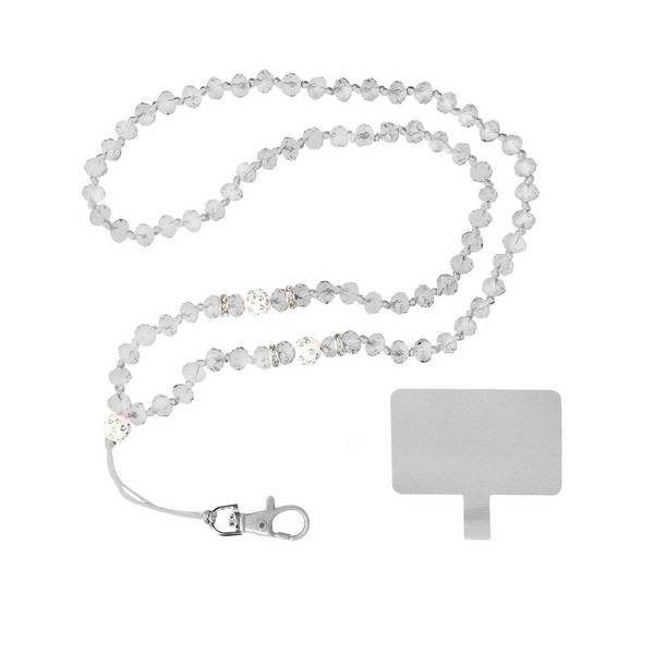 Cordon Smartphone Universel Coque et Étui Pendentif avec perles 74cm