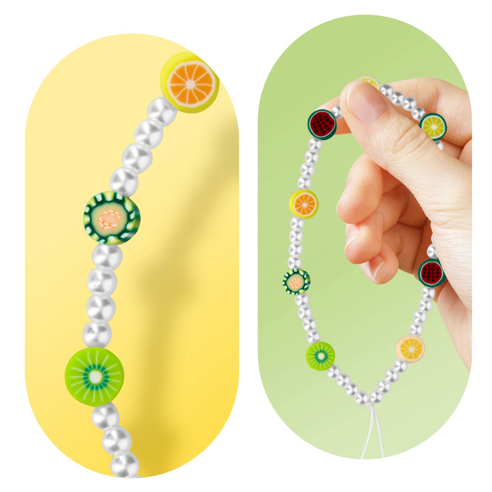 Bijou de Téléphone 25 cm Perles Fruitées Pratique-4