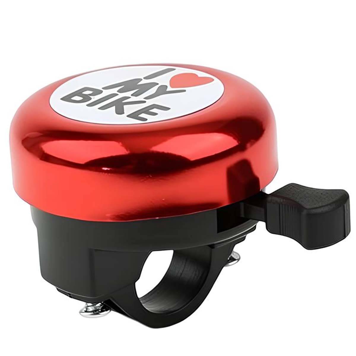 Sonnette Vélo en Alliage Acier Moyenne pour Guidon Standard-1