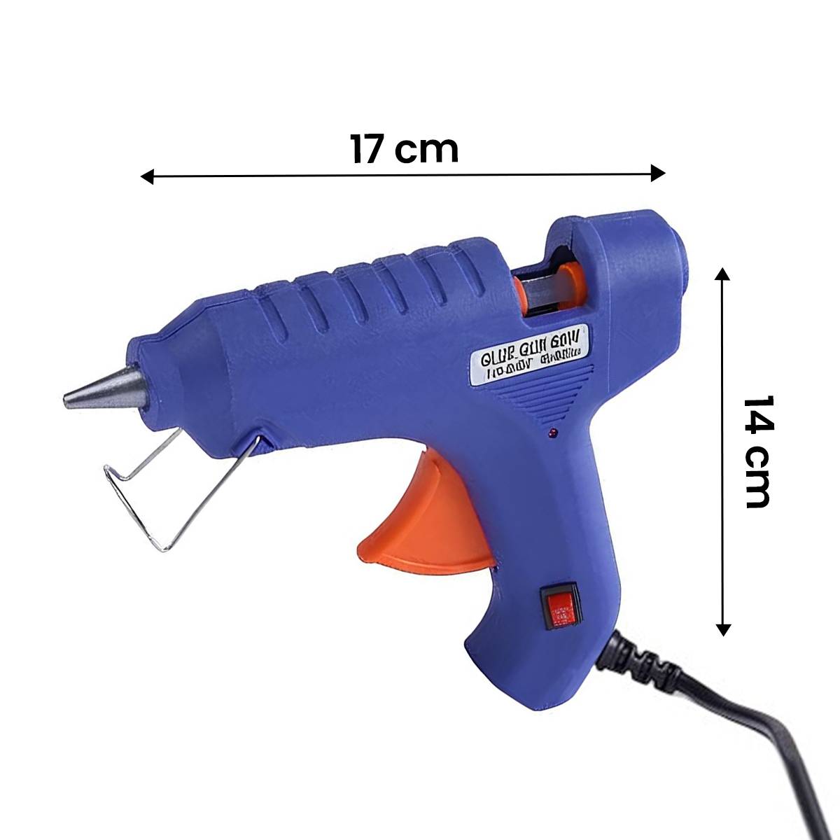 Mini Pistolet à Colle 60W pour Bricolage et Décoration Compact-3