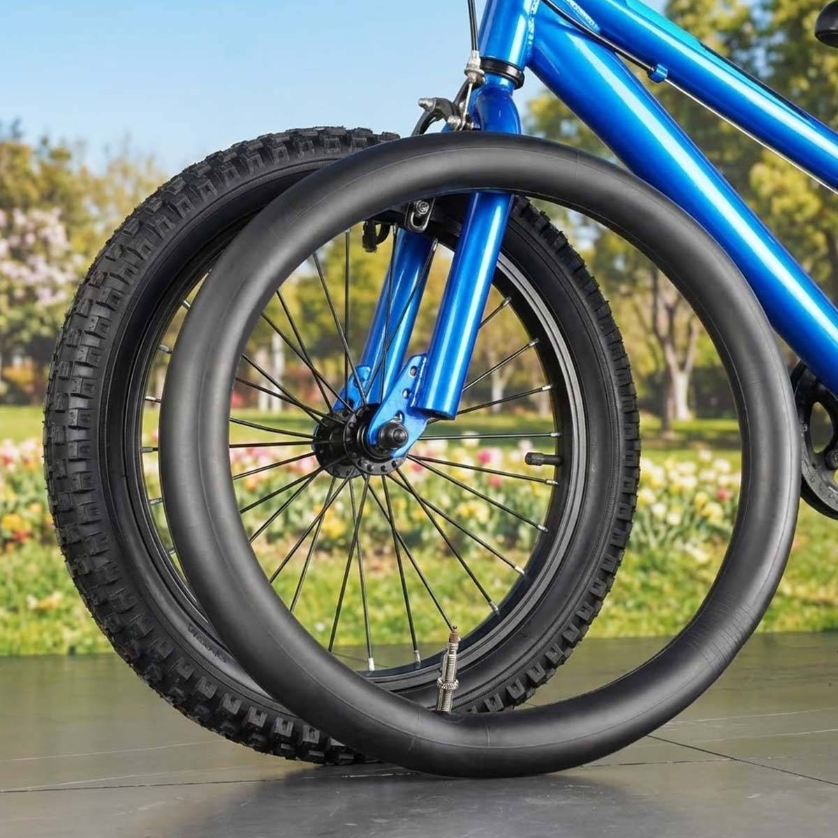 Chambre à Air 20x1.75 à 1.90 pour Vélo en Caoutchouc avec Valve 44mm-2