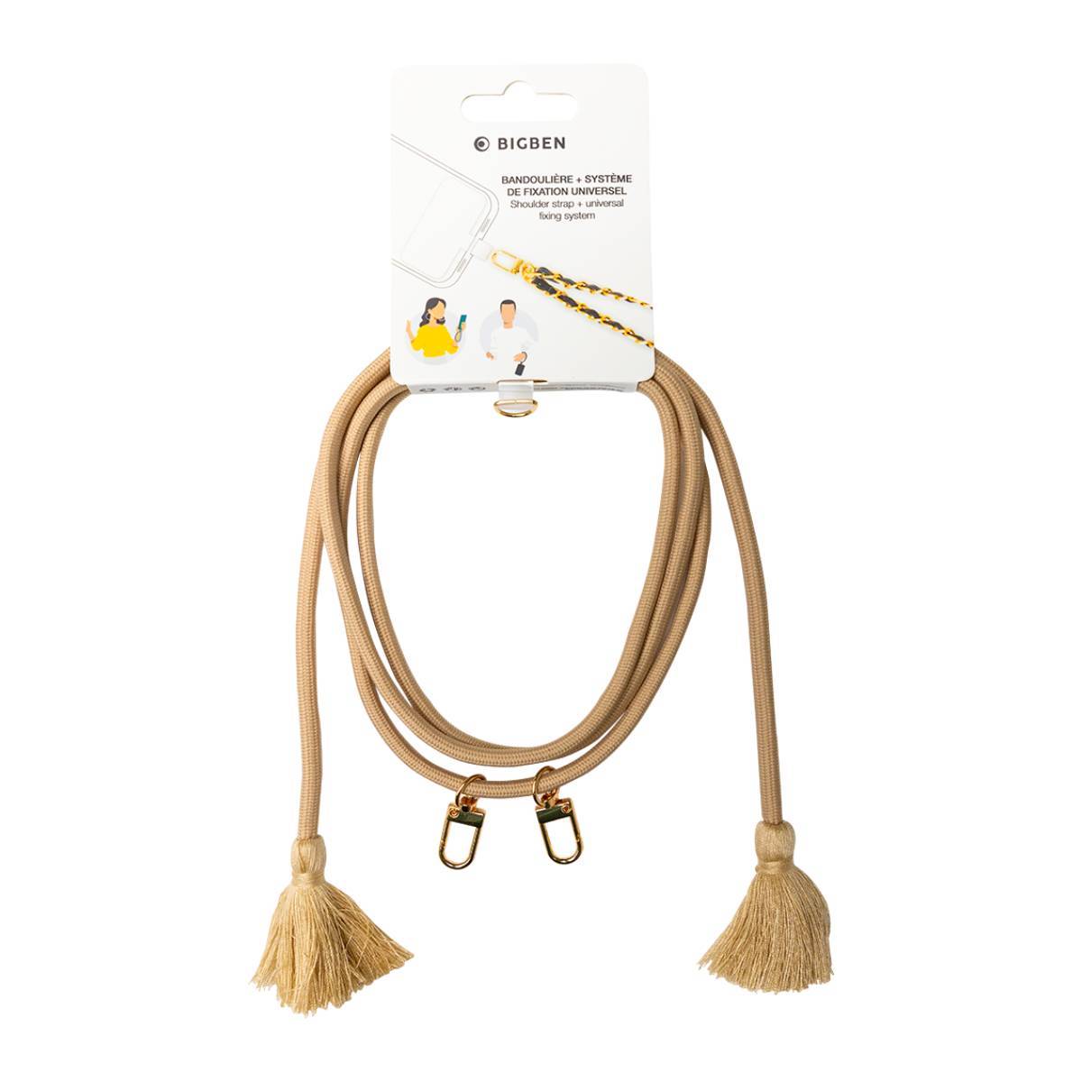 Bandoulière Smartphone Universelle avec Pompons-1