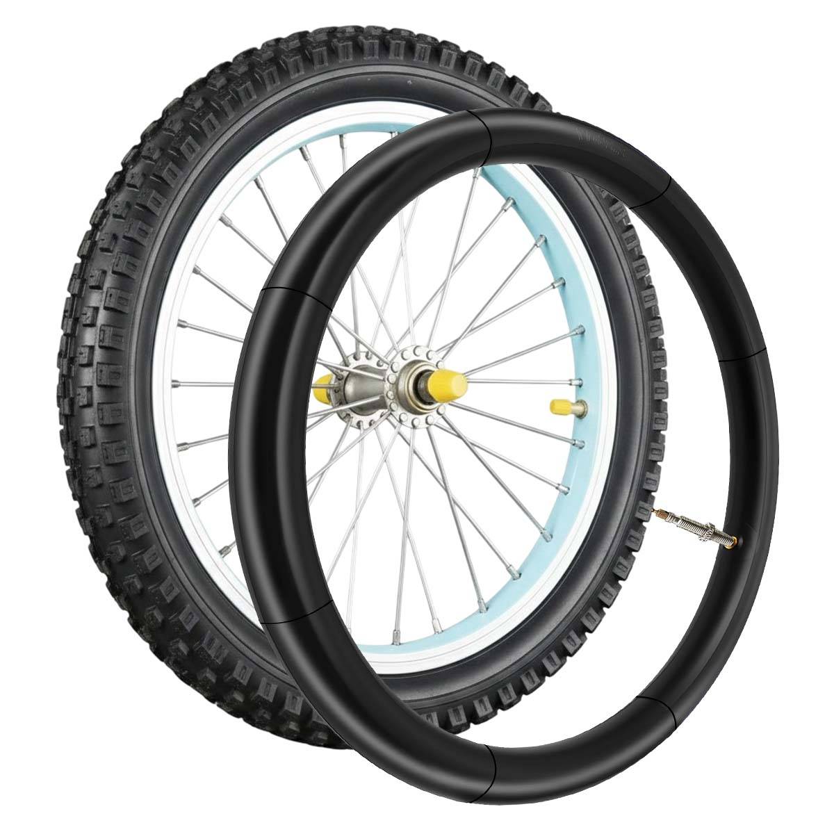 Chambre à Air 16x1.75 à 1.90 pour Vélo en Caoutchouc avec Valve 44mm-1