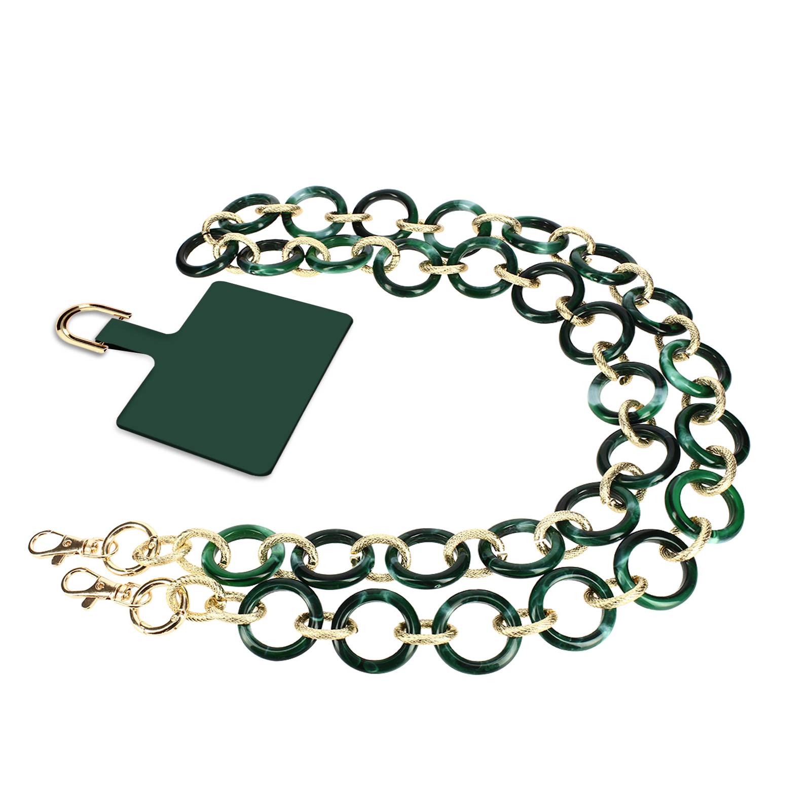 Bijou Téléphone Chaîne Grosse Maille 120cm Série Athena-1