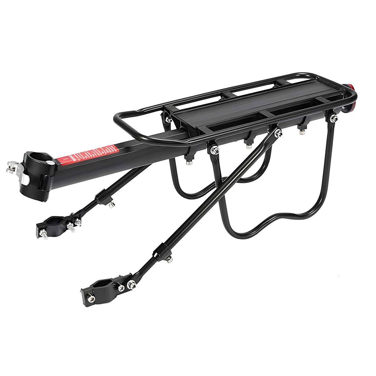 Porte-bagages Arrière pour Vélo en Aluminium Charge Maximale 50kg-0