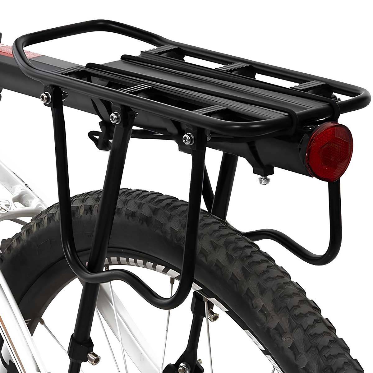 Porte-bagages Arrière pour Vélo en Aluminium Charge Maximale 50kg-1