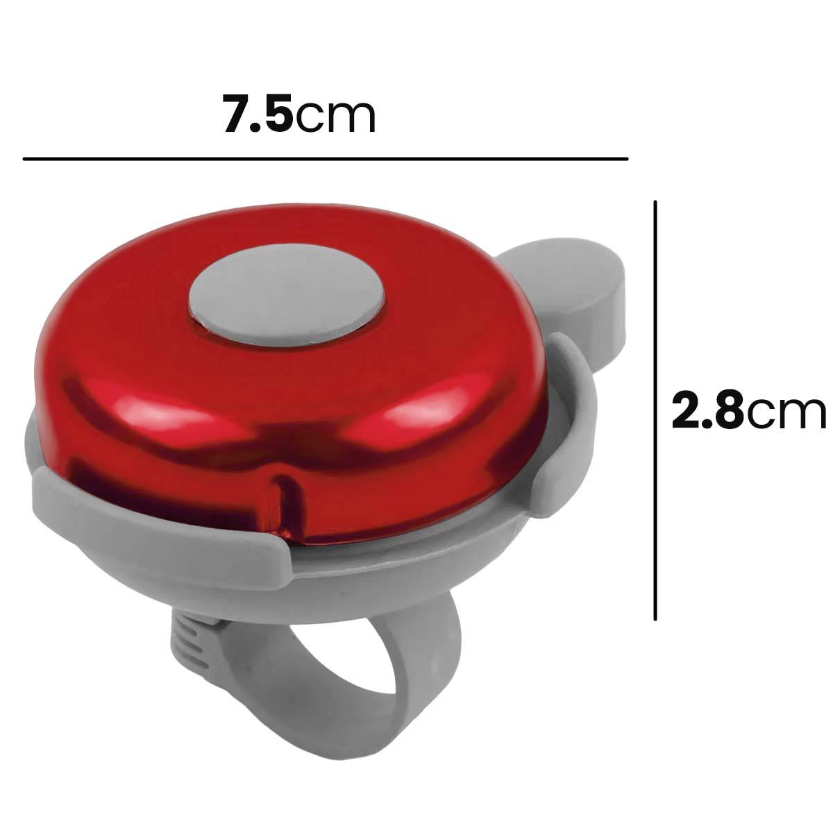Sonnette Vélo en Aluminium Moyenne pour Guidon Standard-4