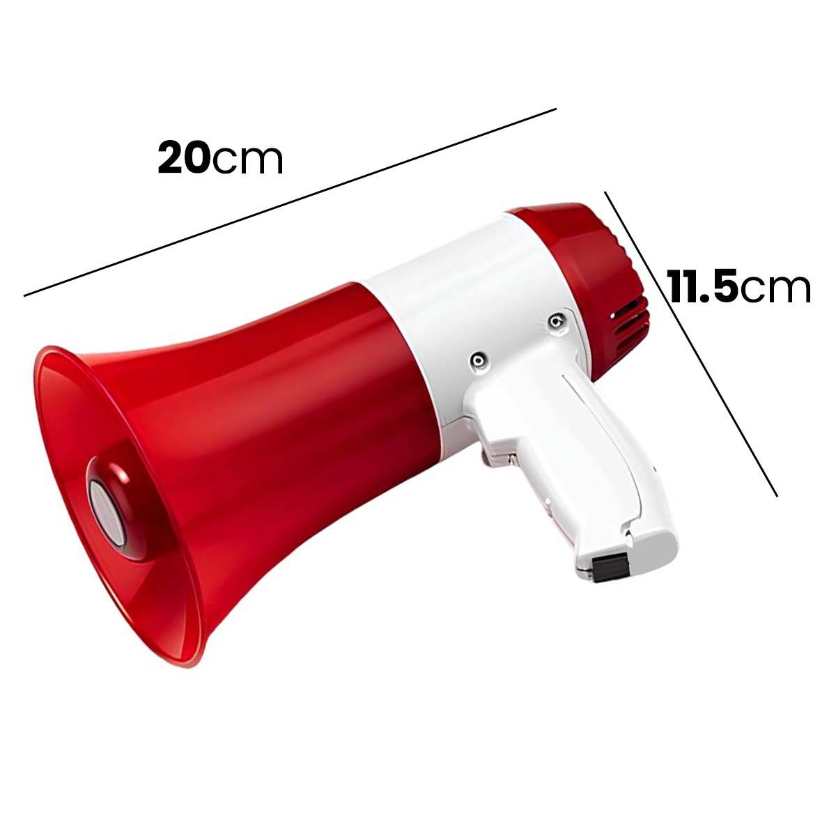 Mégaphone 35W Bluetooth et USB avec Fonction Enregistrement et Lecture-3