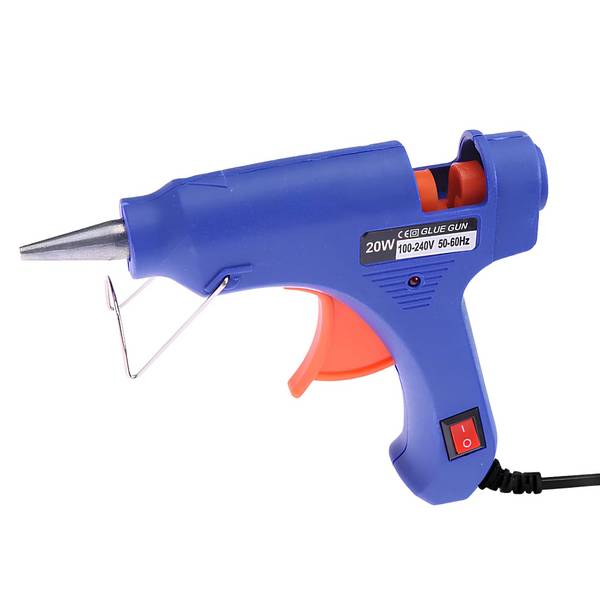 Mini Pistolet à Colle 20W pour Bricolage et Décoration Compact