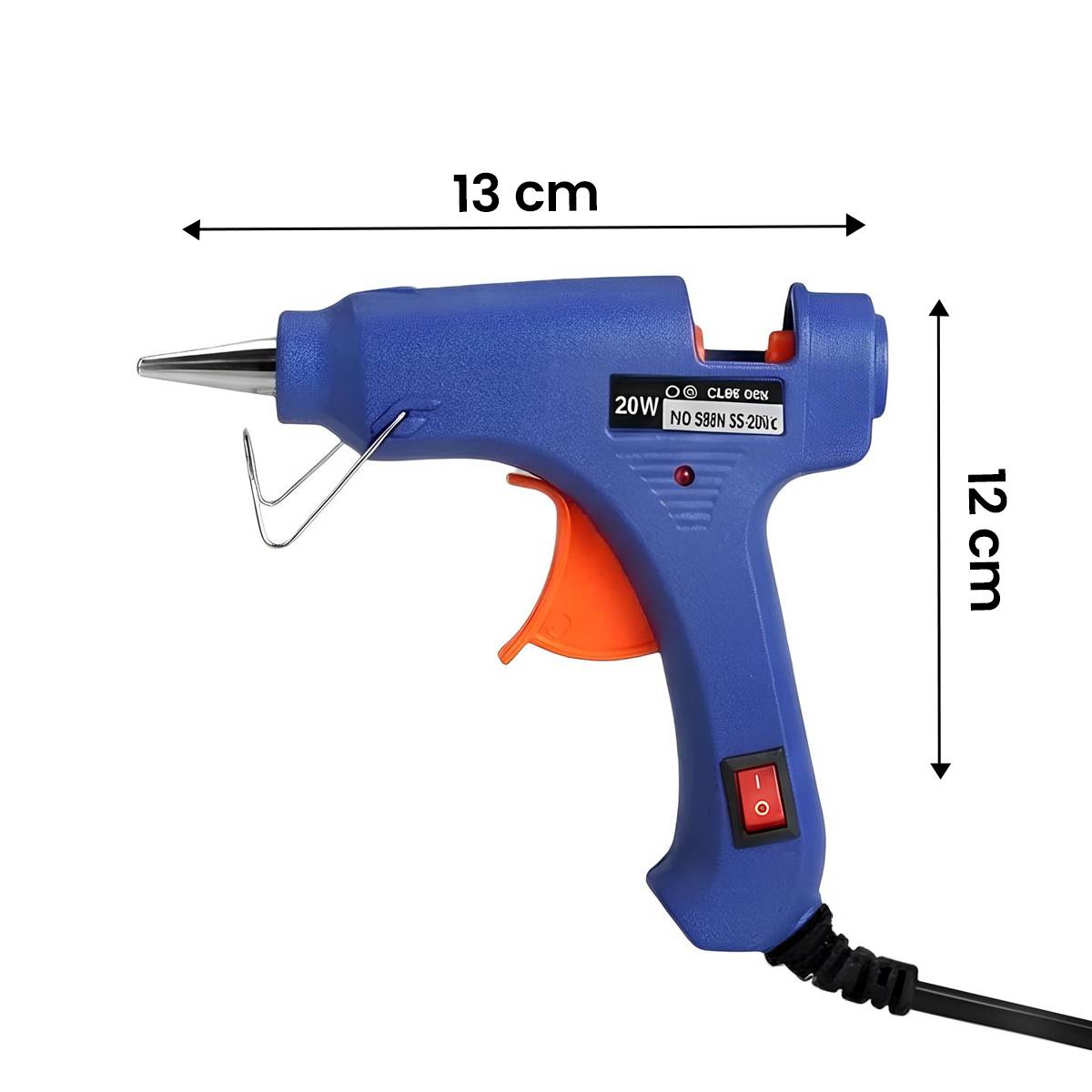 Mini Pistolet à Colle 20W pour Bricolage et Décoration Compact-3