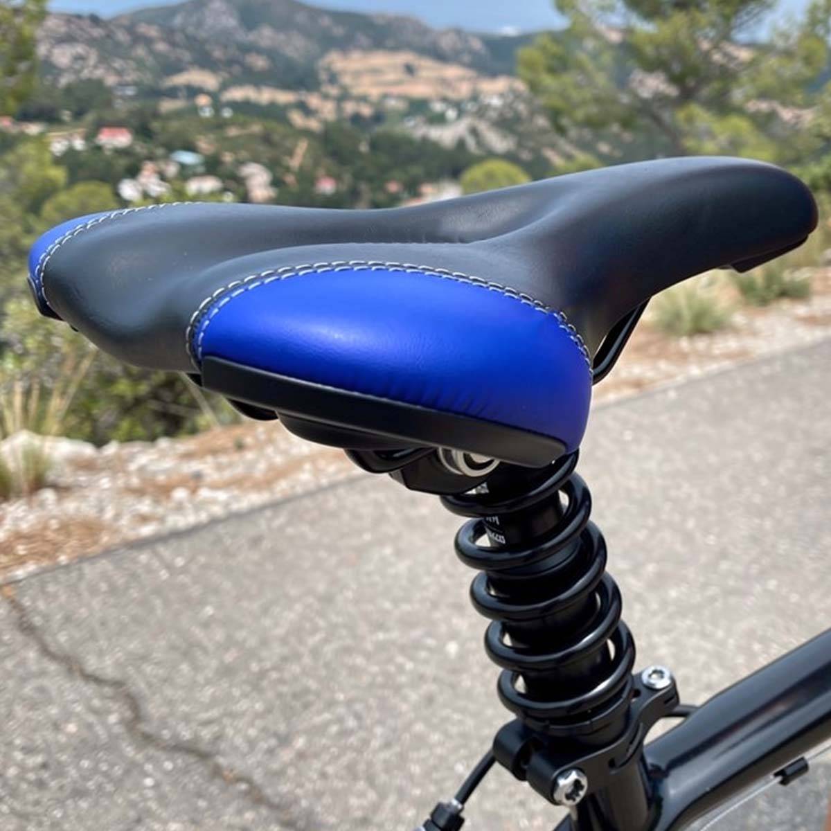 Selle Vélo Large 25 x 23 cm avec Ressorts idéales Vélo de Ville / VTT-2
