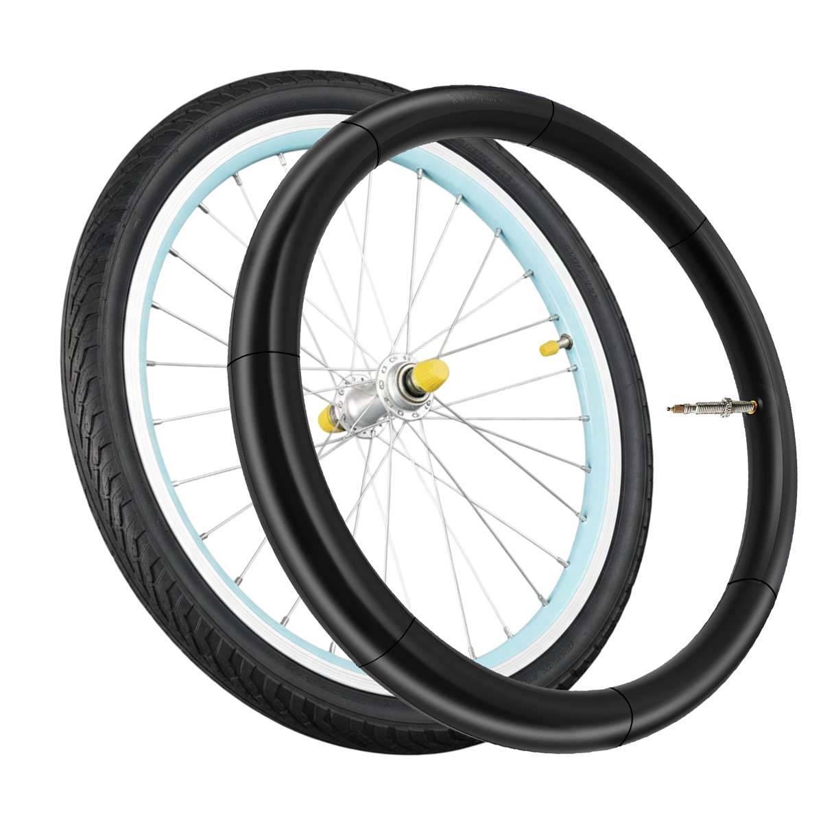 Chambre à Air 24x1.75 à 1.90 pour Vélo en Caoutchouc avec Valve 44mm-1