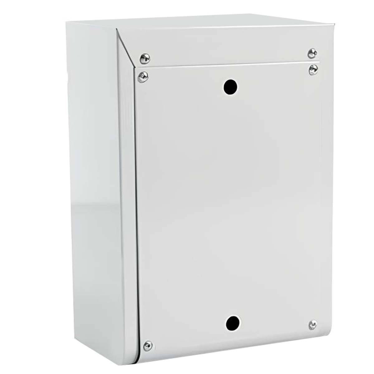 Boîte aux Lettres Murale Compacte en Métal avec Serrure à Clé 32x22x8.5cm-3
