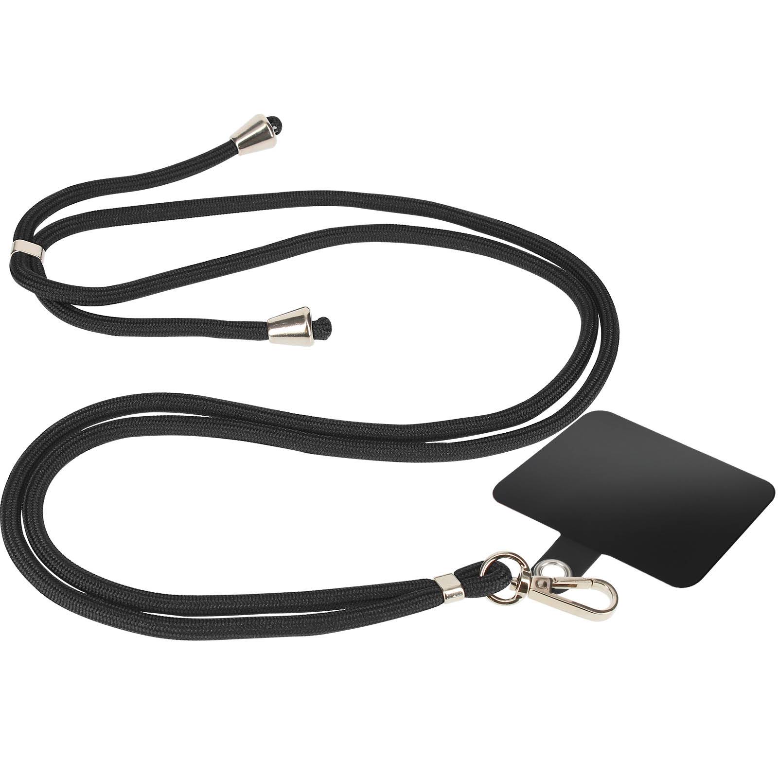 Lanière Tour de Cou pour Téléphone Réglable 85cm Languette d'Attache-1