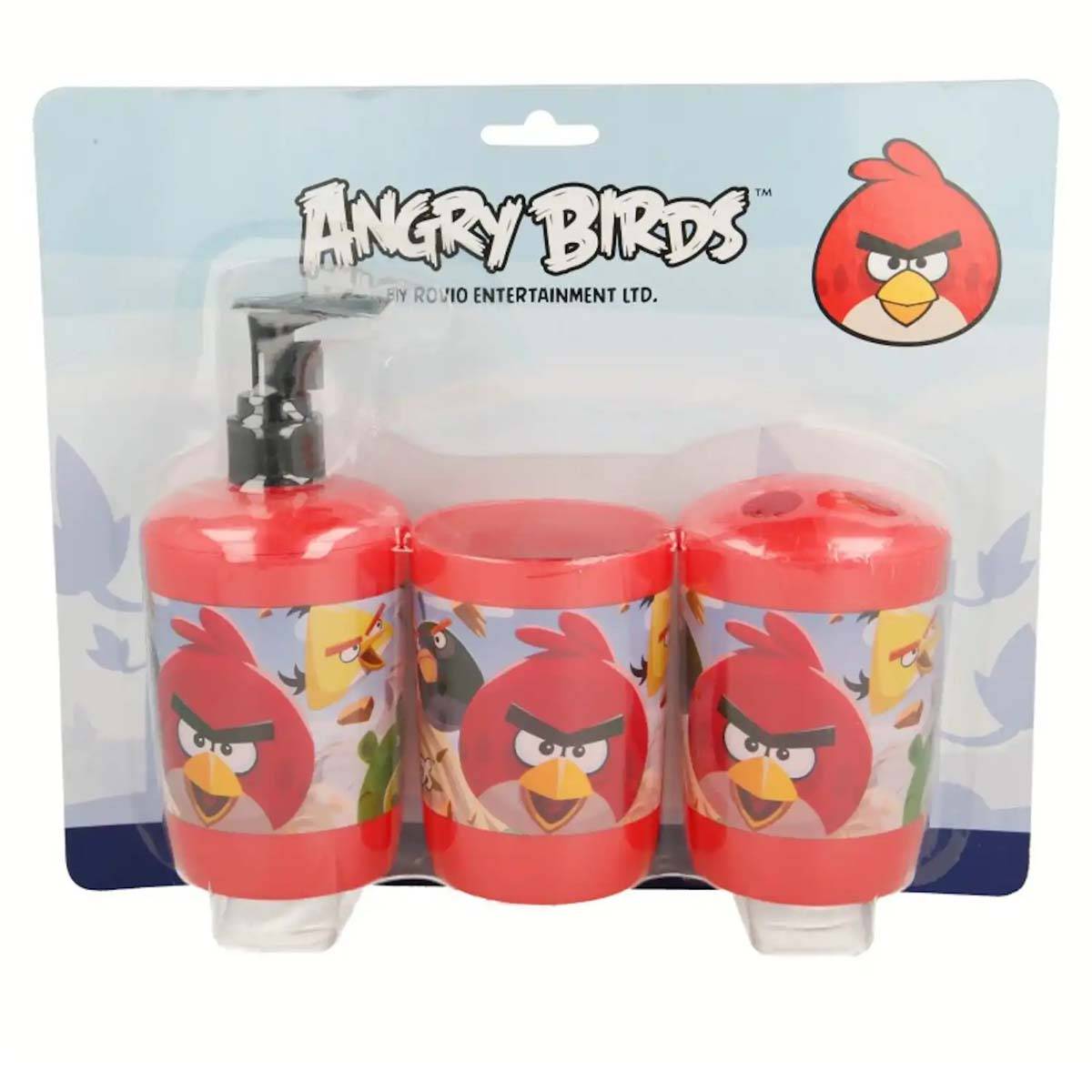 Set d'Accessoires de Salle de Bain 3 pièces Distributeur de Savon et Gobelet-4