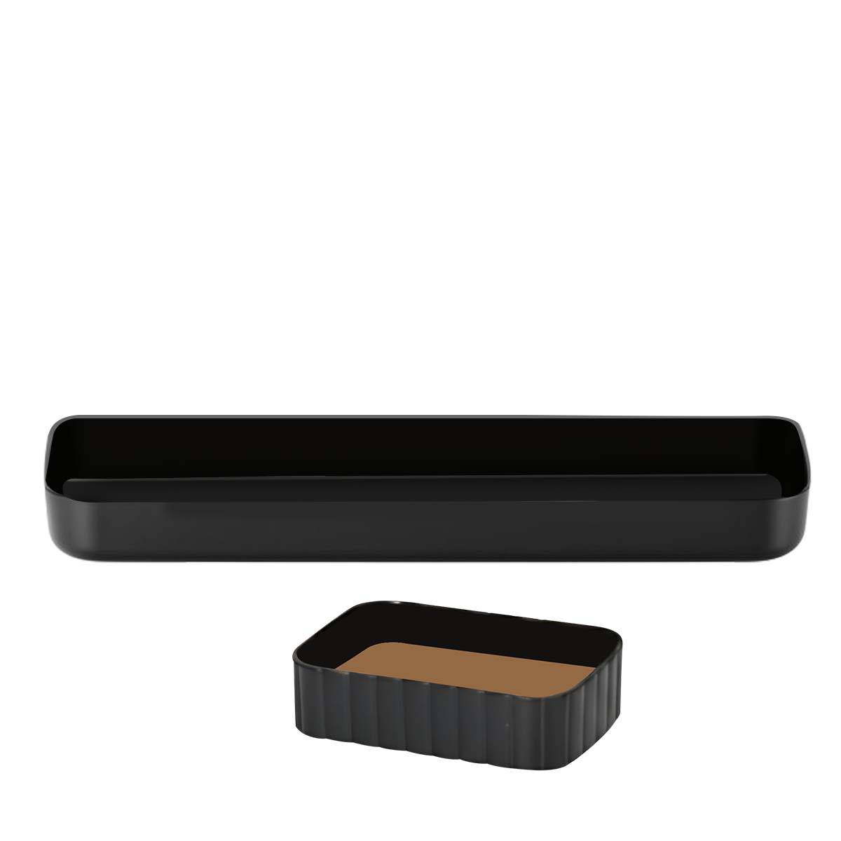 Set d'Accessoires Salle de Bain 5 pièces Porte-Brosse à Dents et Gobelet-3