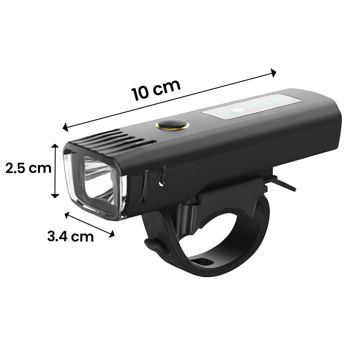 Phare de Vélo LED 350 Lumens avec Capteur Lumière Rechargeable-3