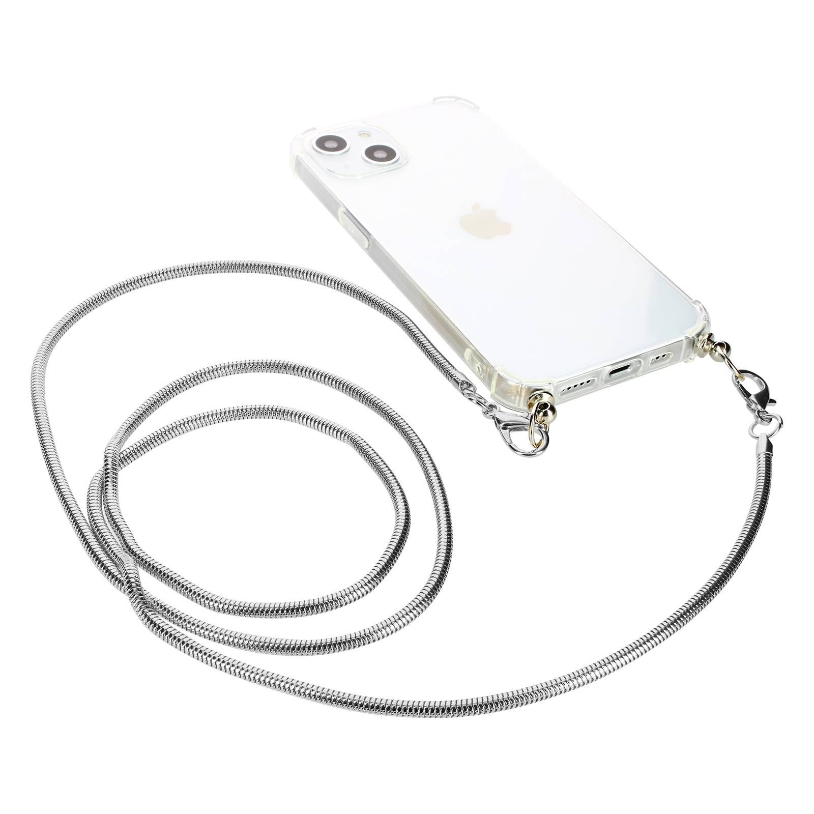 Bijou de Téléphone Chaîne Maille Serpent Solide 110cm-0