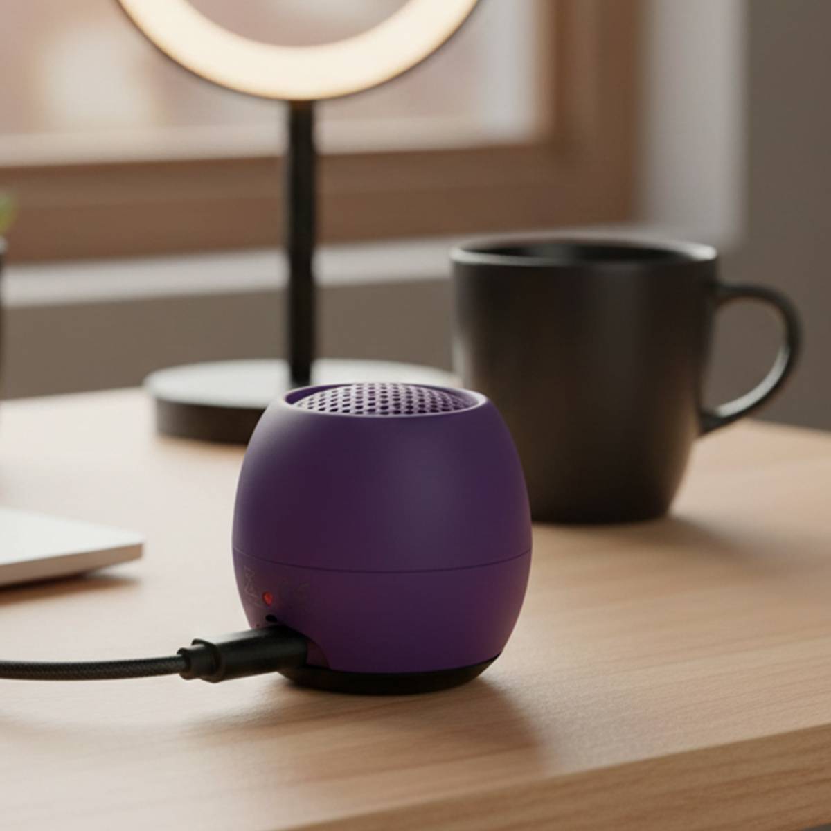 Boompods Zero Enceinte Bluetooth fonction mains libres, anti-chocs, étanche à l'eau lilas-2