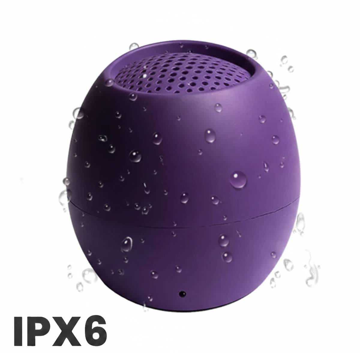 Boompods Zero Enceinte Bluetooth fonction mains libres, anti-chocs, étanche à l'eau lilas-3