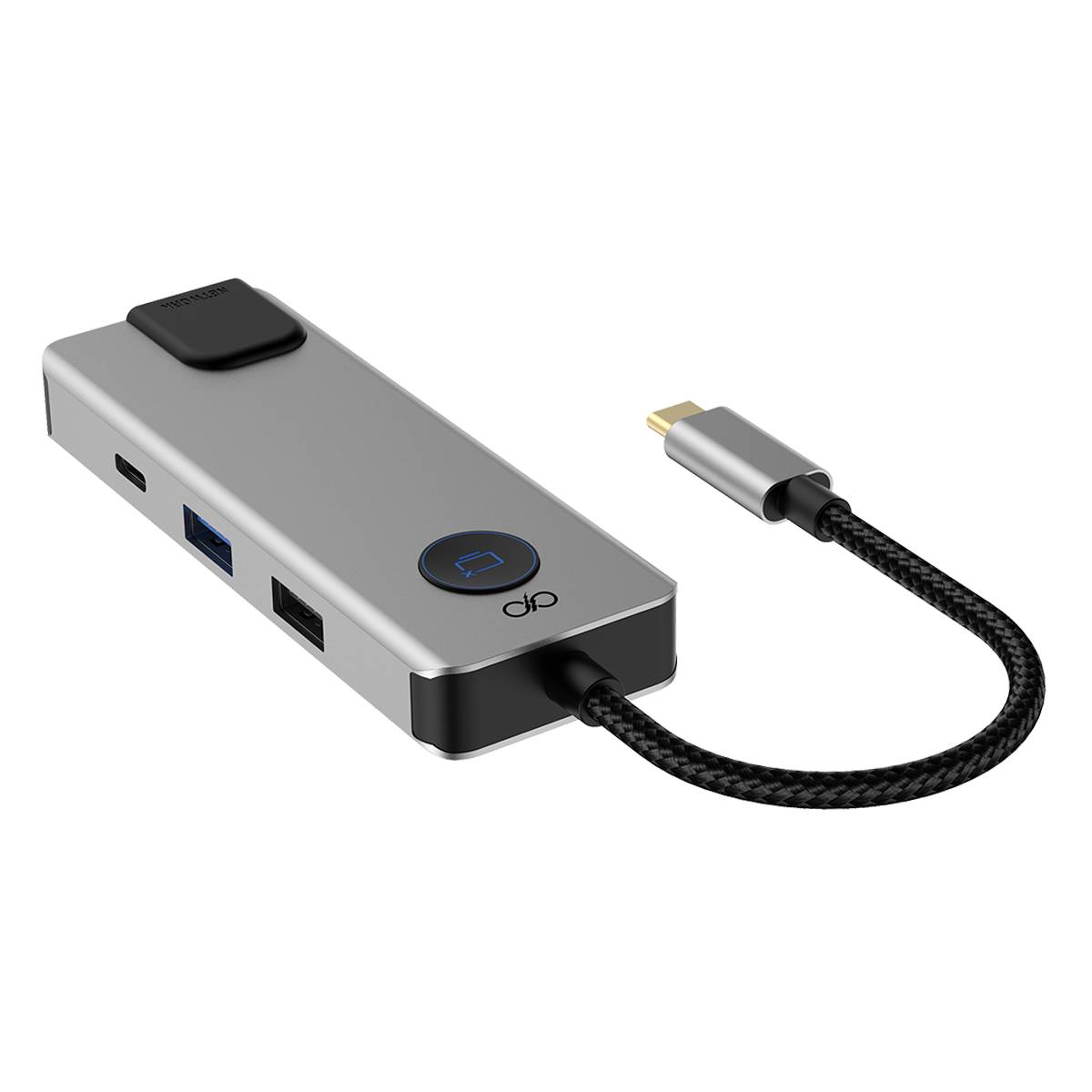 Hub USB-C PD 100W Multiports 7-en-1 Ethernet RJ45 / 2 USB-A / 2 USB-C / HDMI-3