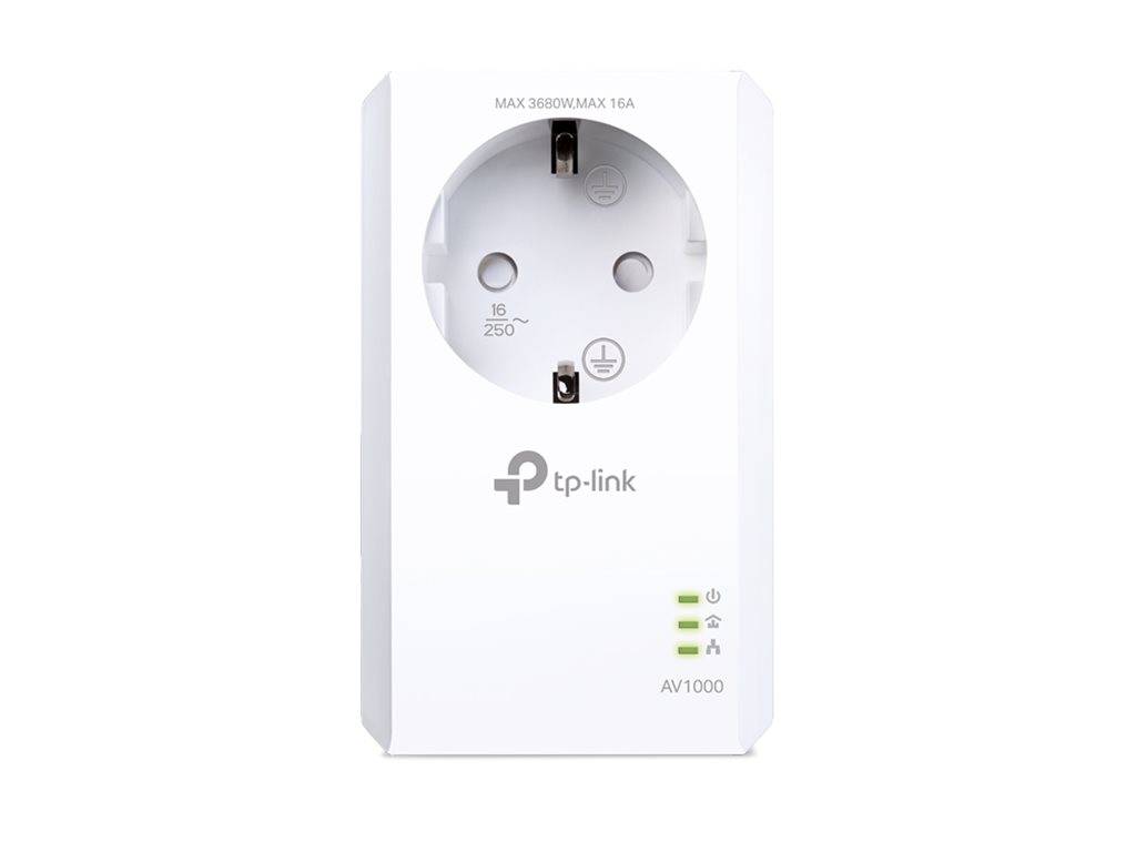 TP-LINK AV1000 Gigabit Passthrough Powerline Adapter-0