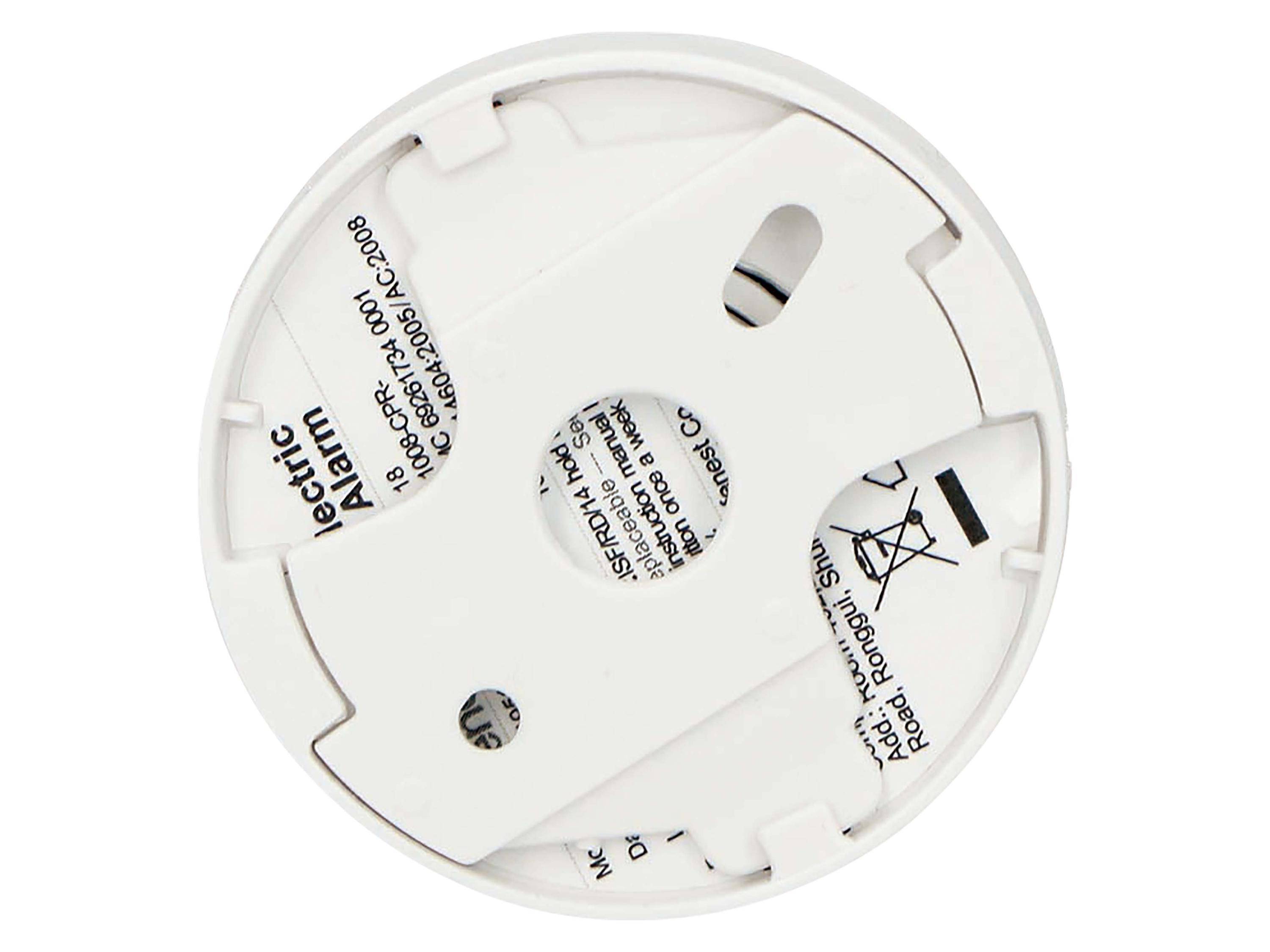 Mini Détecteur de Fumée Optique 85dB Pile Lithium CR123A 10 ans EN14604-3